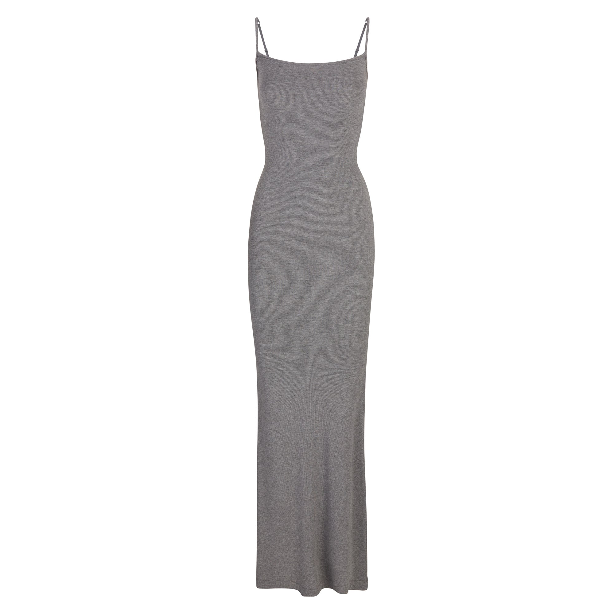 SKIMS SOFT LOUNGE LONG SLIP DRESS | HEATHER GREY - Mind Türkiye