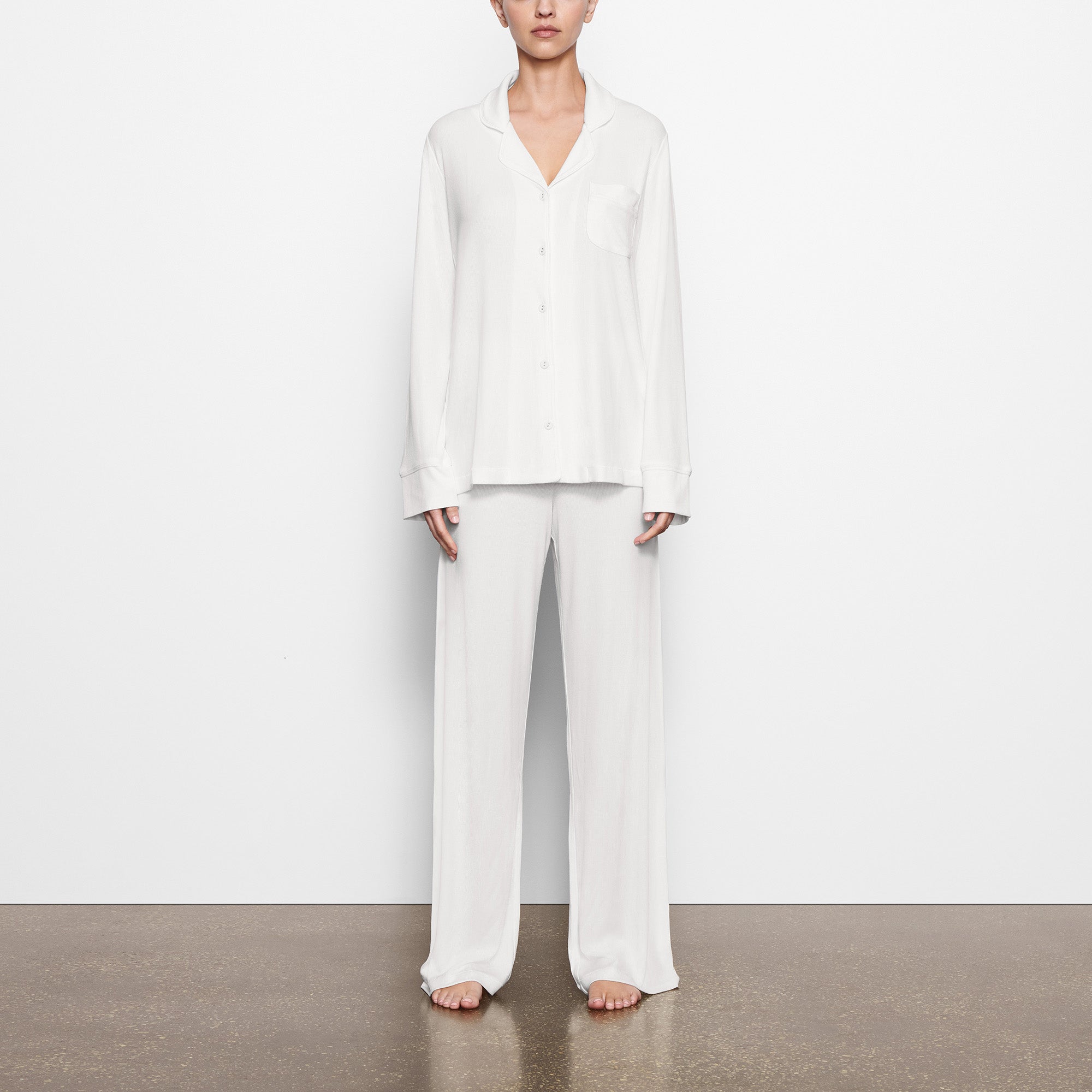 SKIMS SOFT LOUNGE SLEEP SET | MARBLE - Mind Türkiye