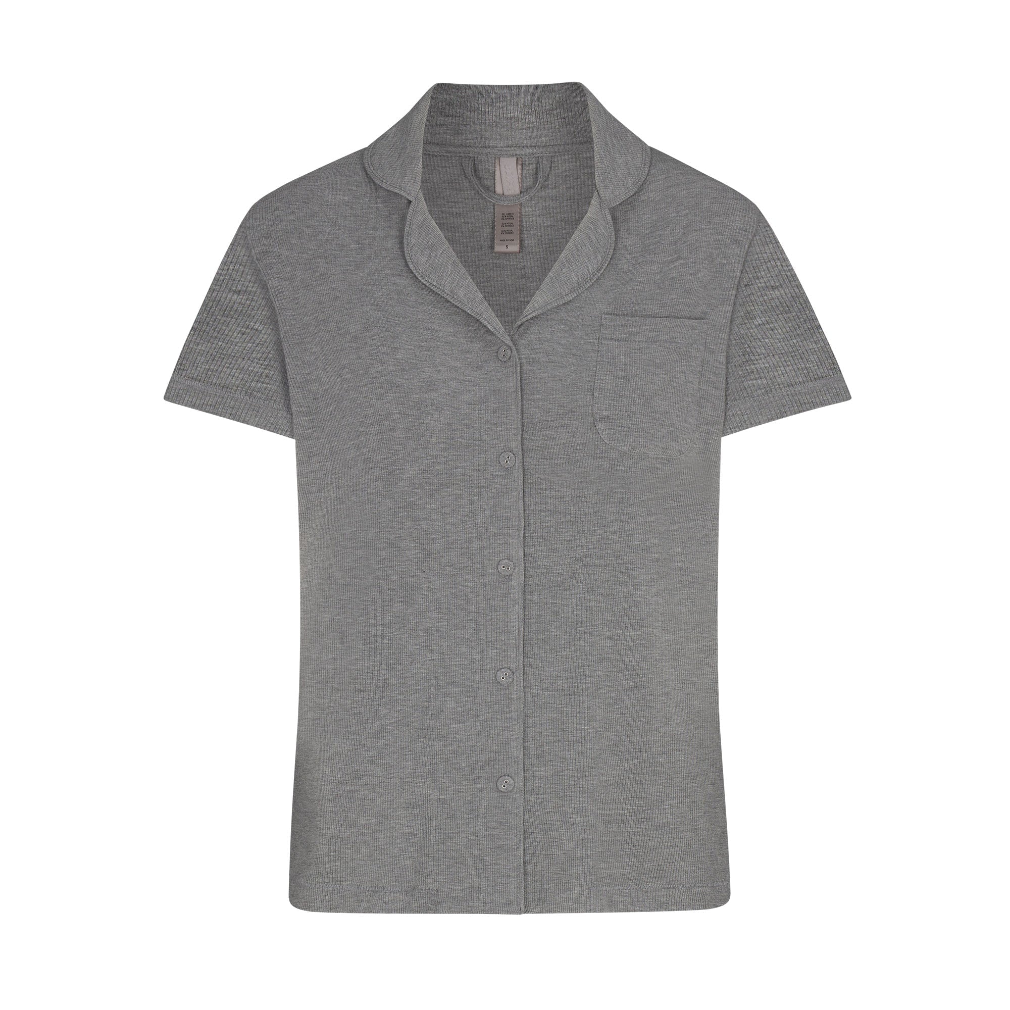 SKIMS SOFT LOUNGE SHORT SLEEP SET | HEATHER GREY - Mind Türkiye