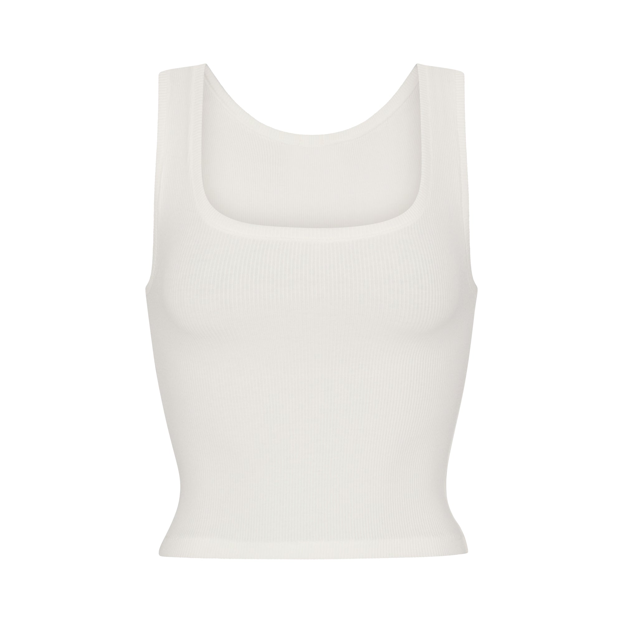 SKIMS COTTON RIB TANK | MARBLE