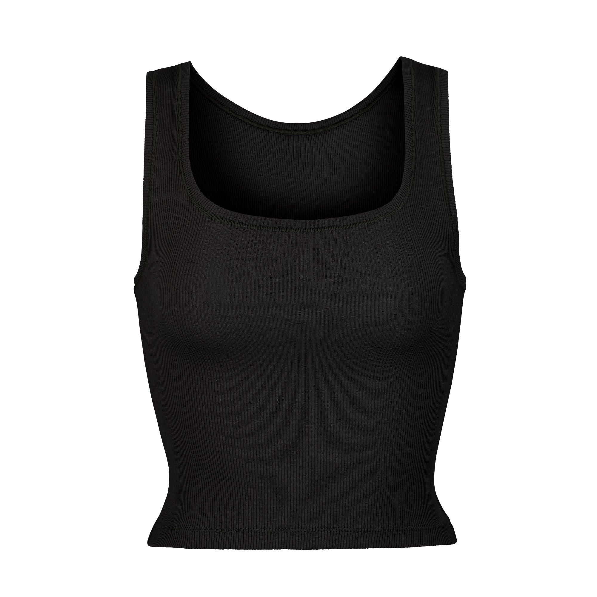 SKIMS COTTON RIB TANK | SOOT - Mind Türkiye