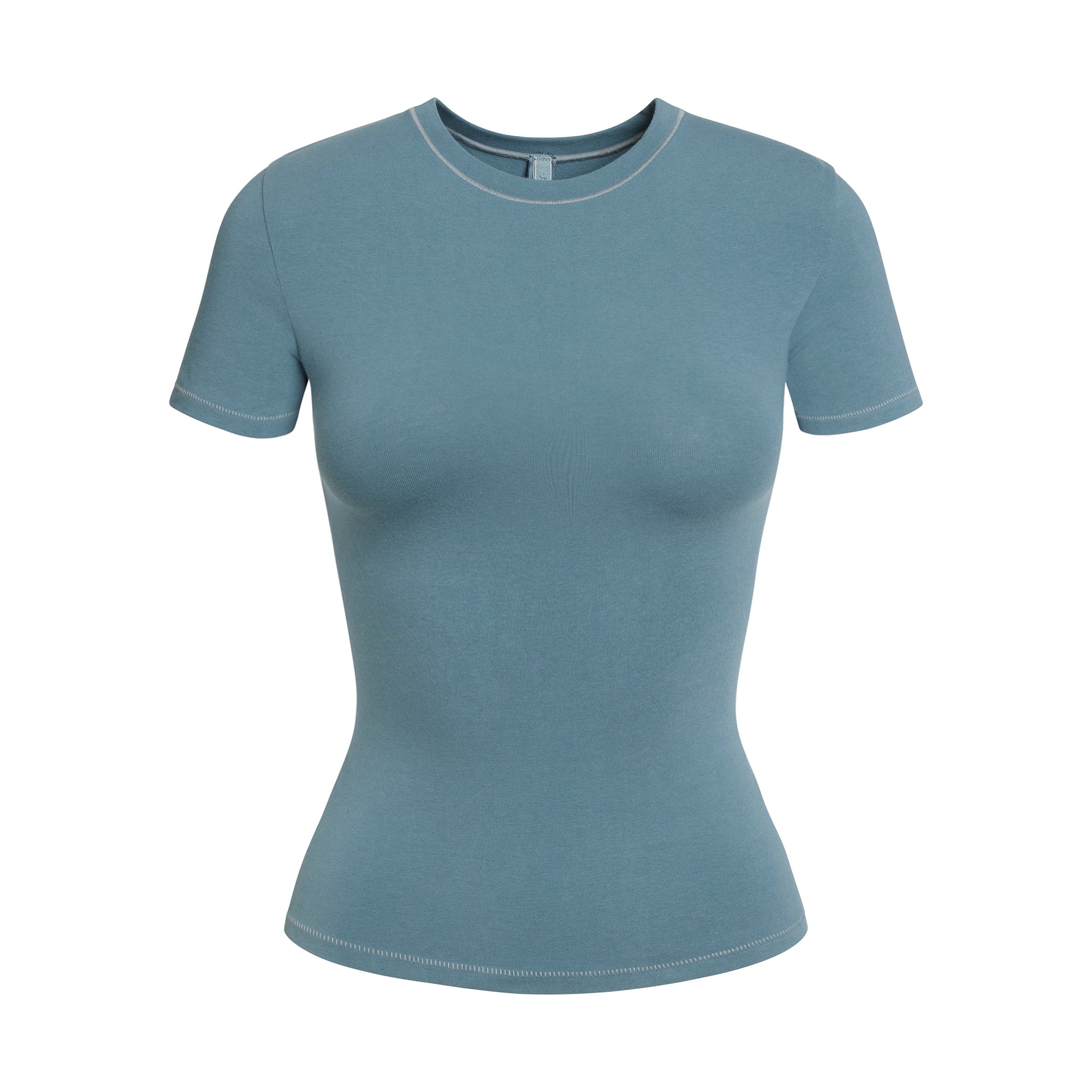 SKIMS COTTON JERSEY T-SHIRT | KYANITE - Mind Türkiye