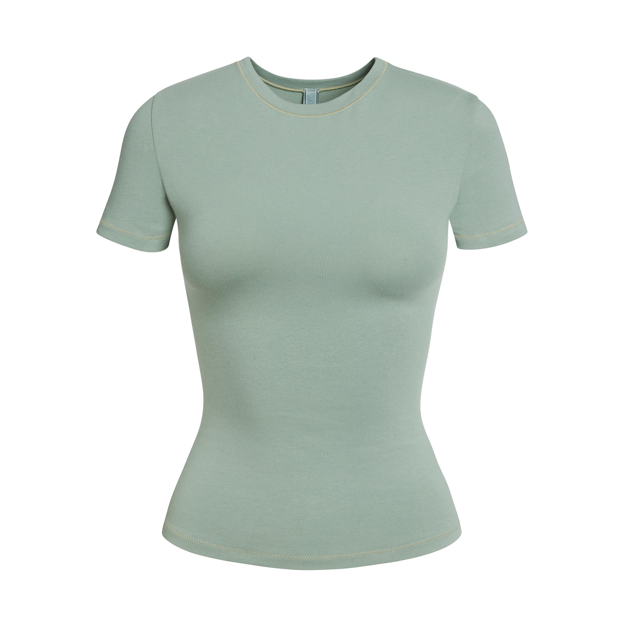 SKIMS COTTON JERSEY T-SHIRT | MINERAL - Mind Türkiye