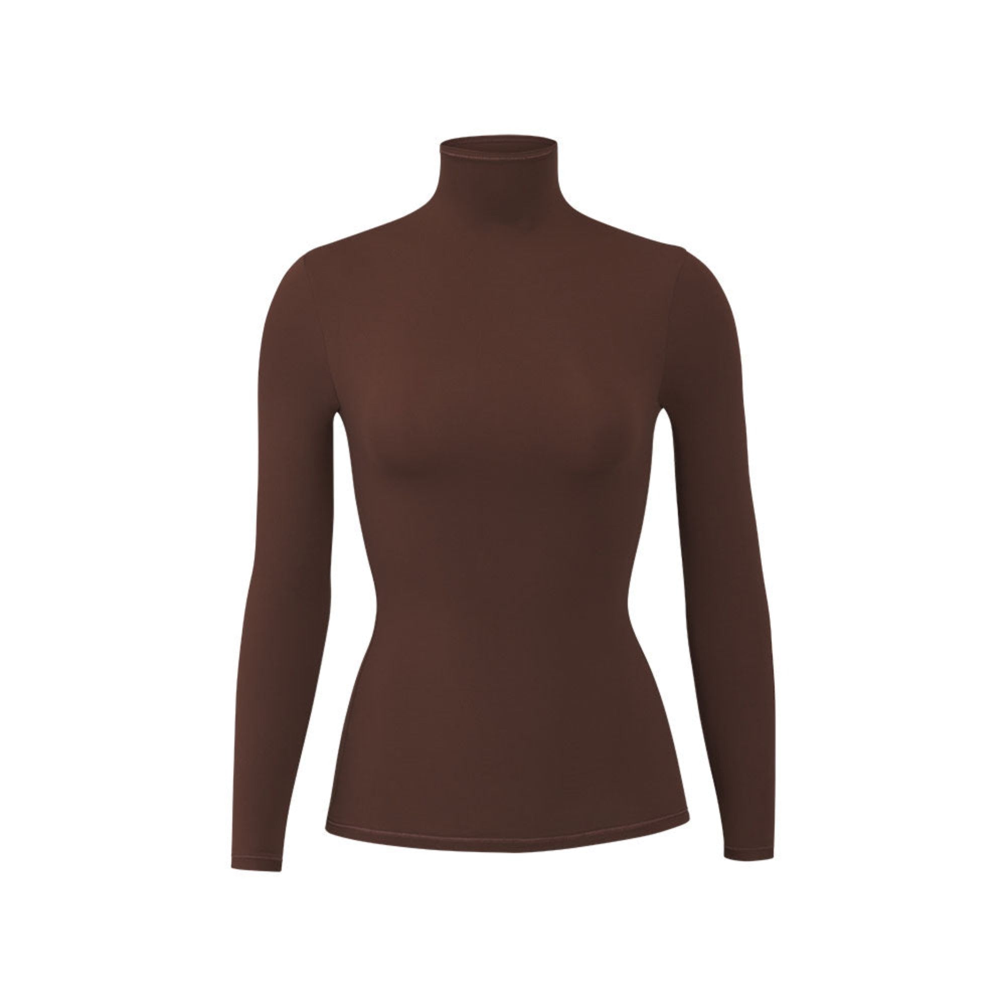 SKIMS FITS EVERYBODY TURTLENECK TOP | COCOA
