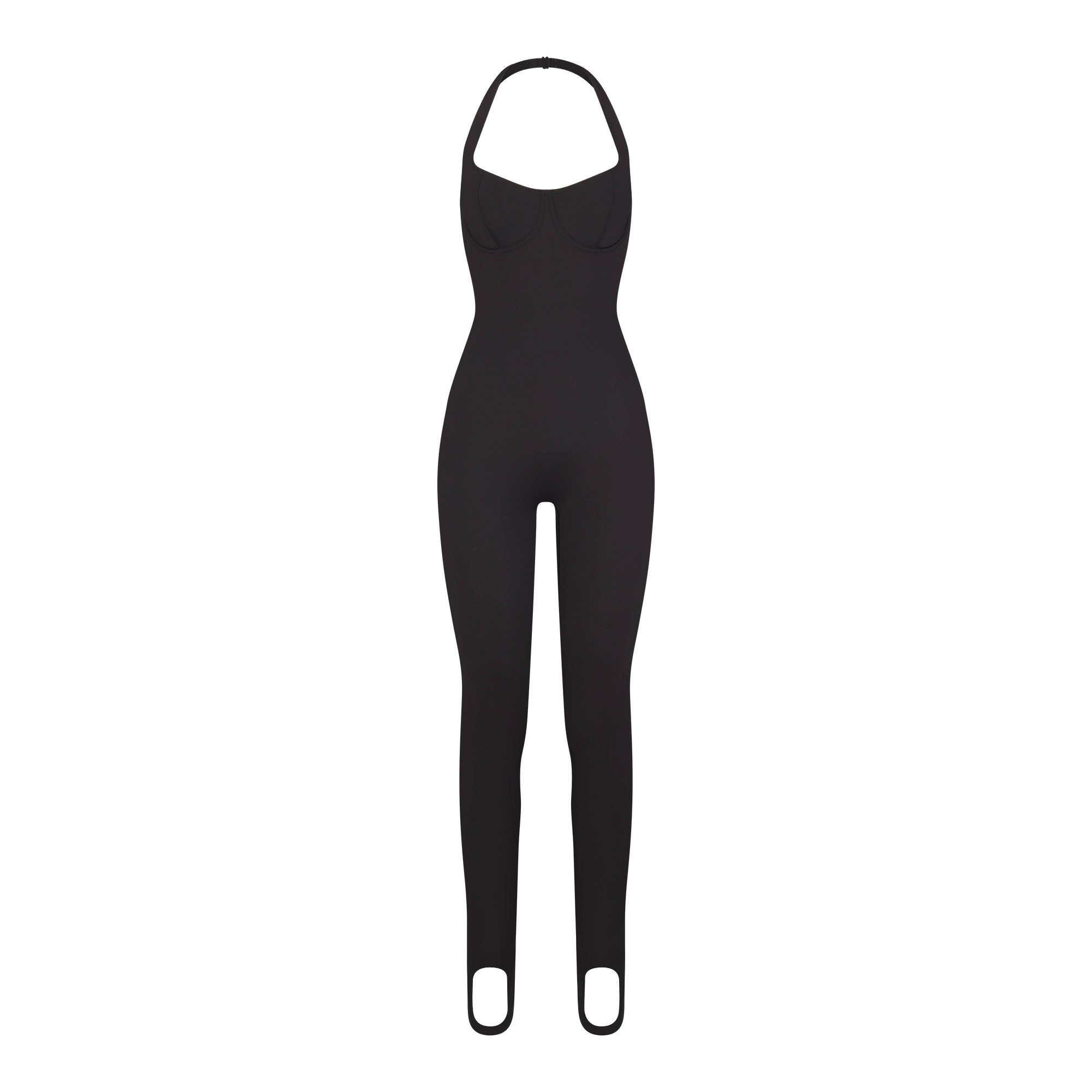 SKIMS BODY HALTER STIRRUP CATSUIT | ONYX - Mind Türkiye