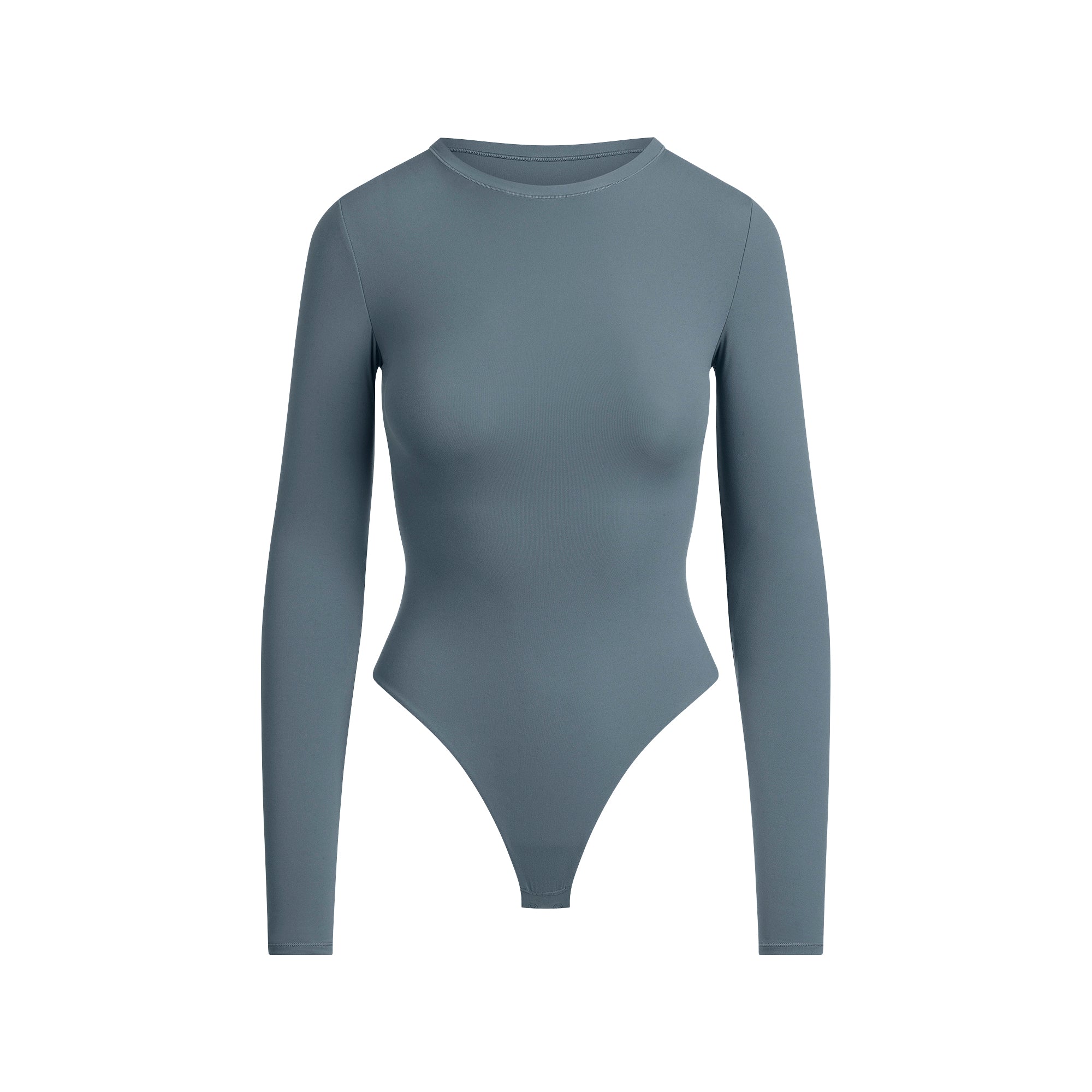SKIMS FITS EVERYBODY LONG SLEEVE CREW NECK BODYSUIT | ZIRCON - Mind Türkiye