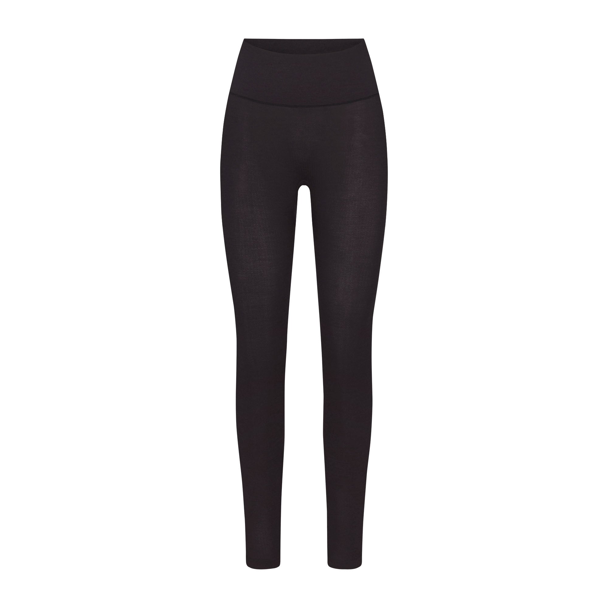 SKIMS WOOL RIB HIGH-WAISTED LEGGING | OBSIDIAN - Mind Türkiye