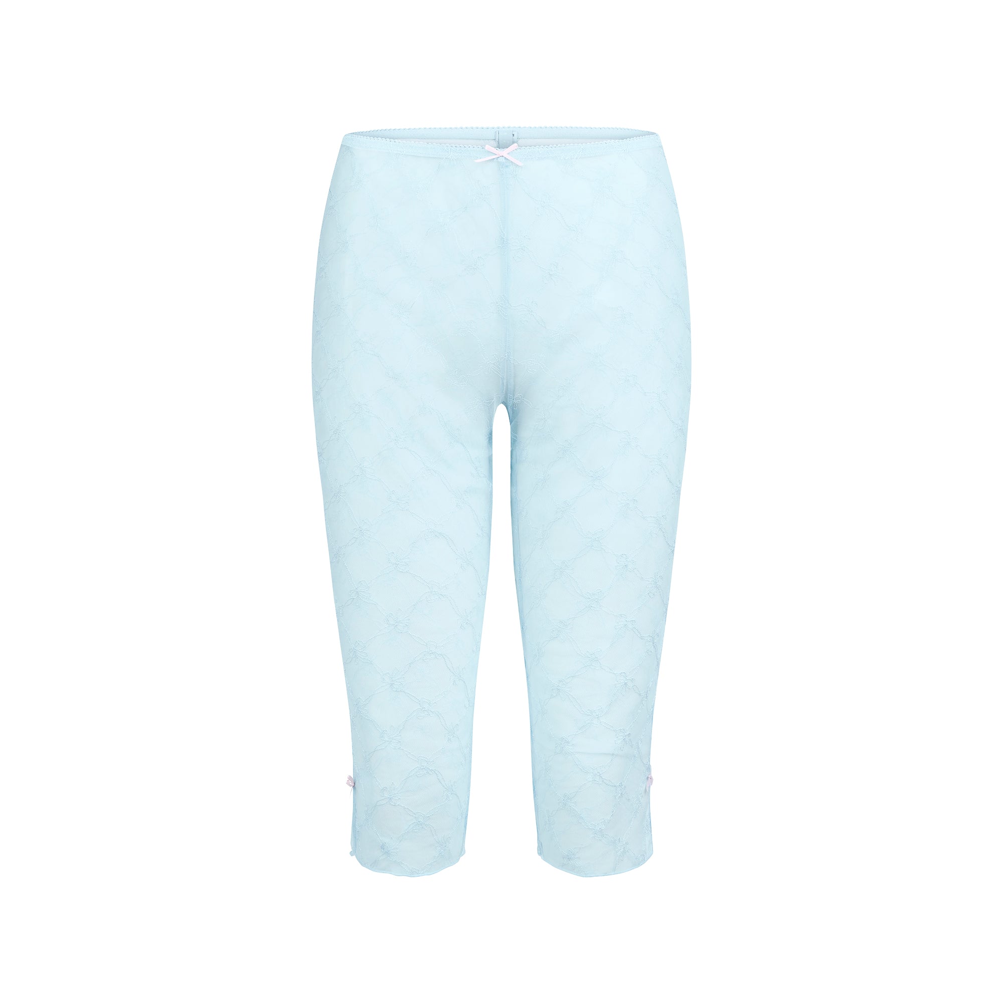 SKIMS SPRING INTIMATES CAPRI | POWDER BLUE BOW TULLE