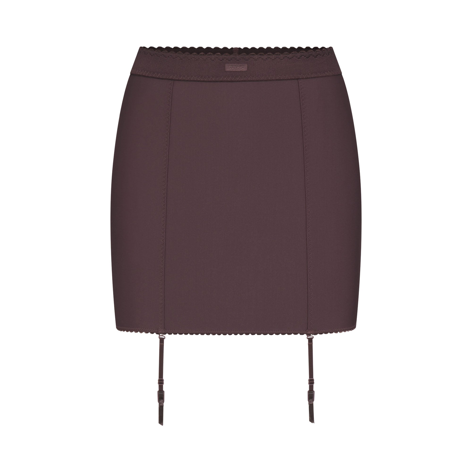 SKIMS BODY MINI GARTER SKIRT | RAISIN