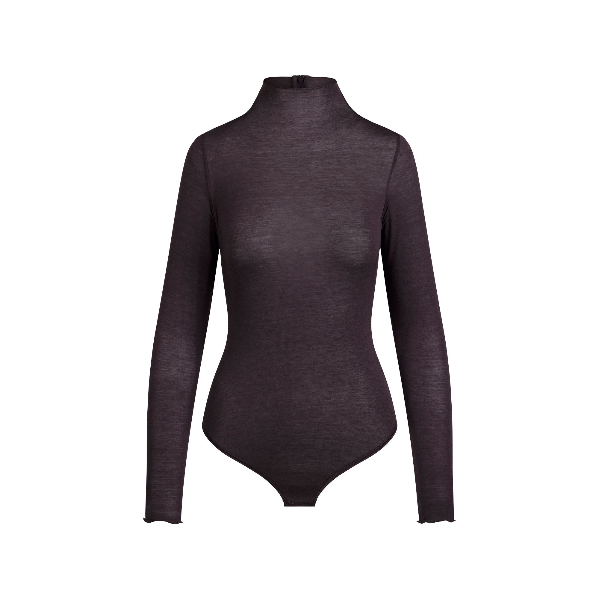 SKIMS SHEER MODAL LONG SLEEVE TURTLENECK BODYSUIT | PHOENIX