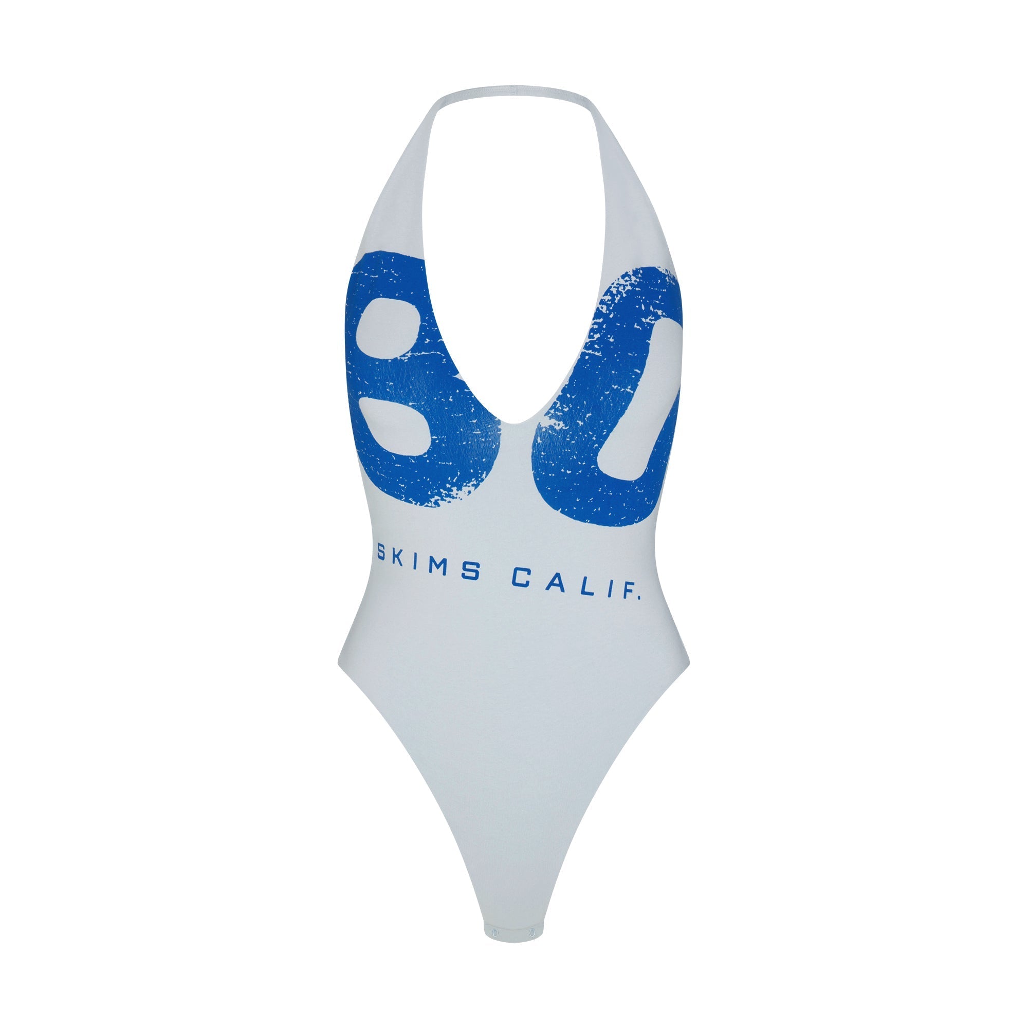 SKIMS COTTON JERSEY DEEP PLUNGE HALTER BODYSUIT | OPAL SUMMER EIGHTY - Mind Türkiye