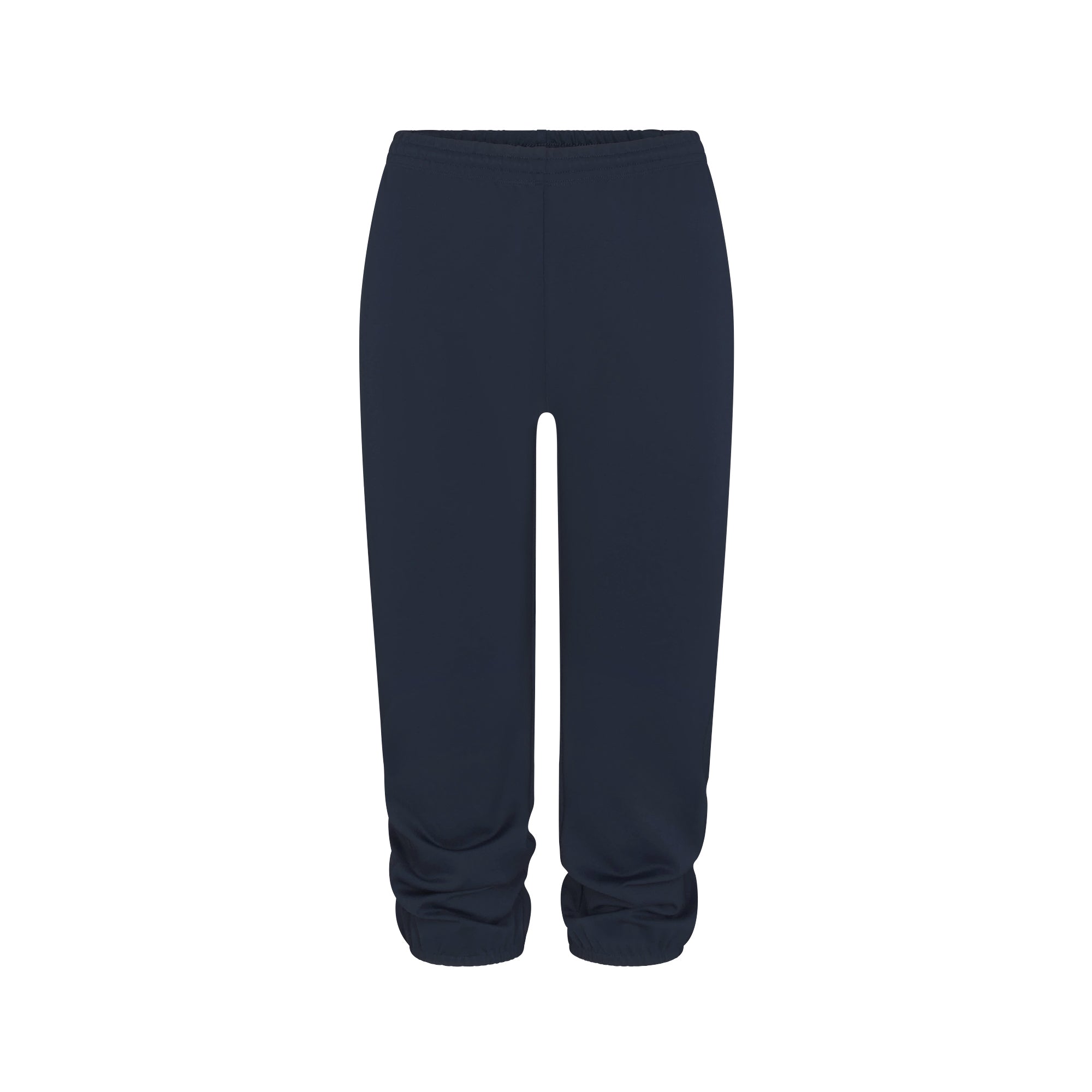 SKIMS HEAVYWEIGHT CREPE CROPPED JOGGER | NAVY