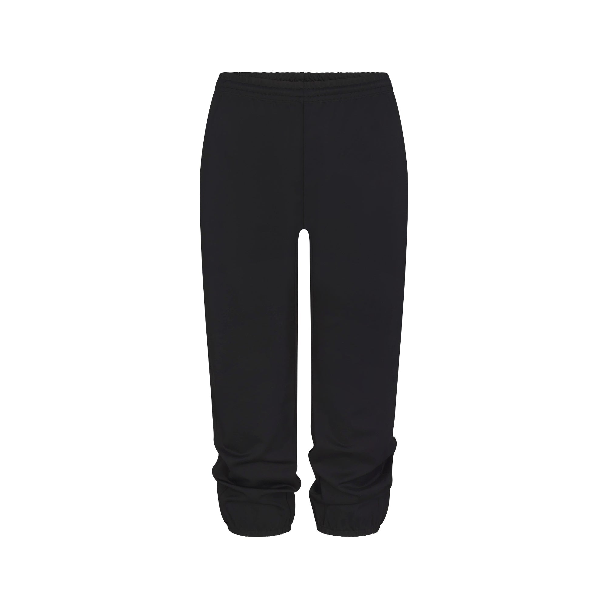 SKIMS HEAVYWEIGHT CREPE CROPPED JOGGER | OBSIDIAN