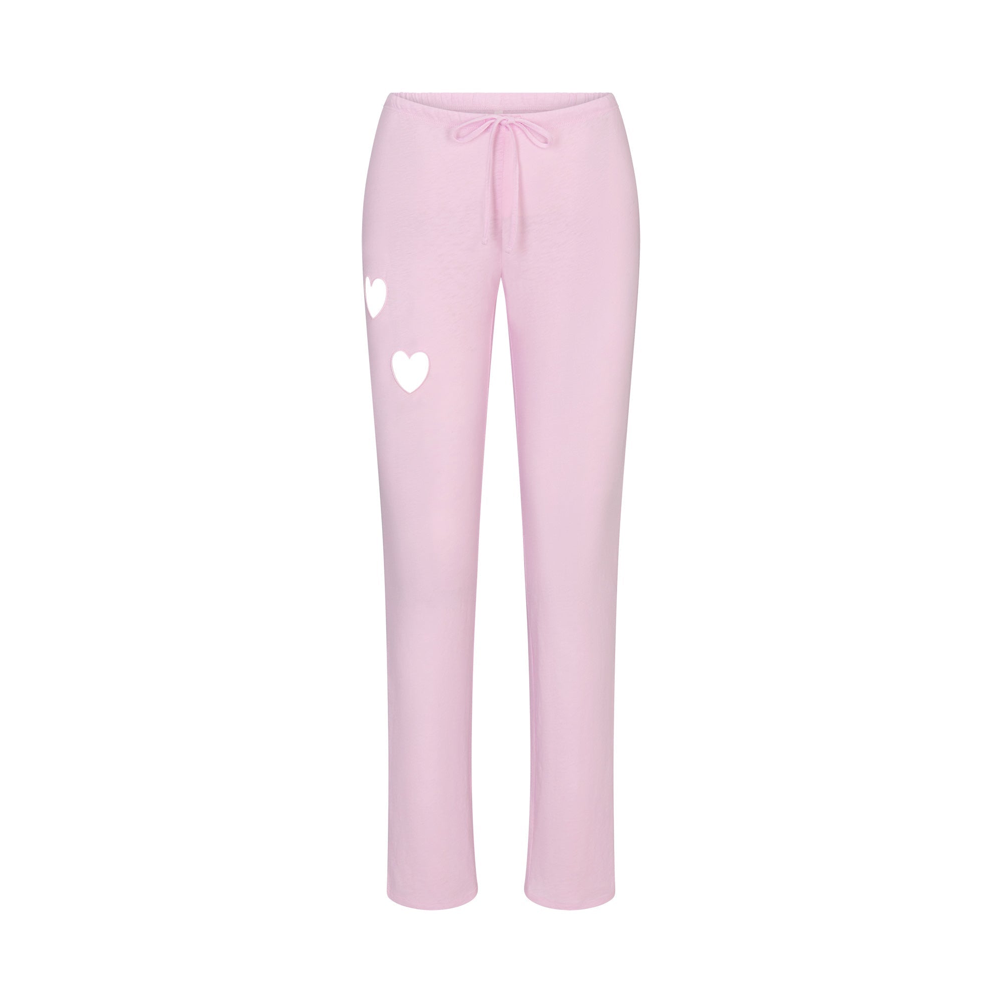 SKIMS WORN IN JERSEY HEART STRAIGHT LEG PANT | BABY PINK - Mind Türkiye