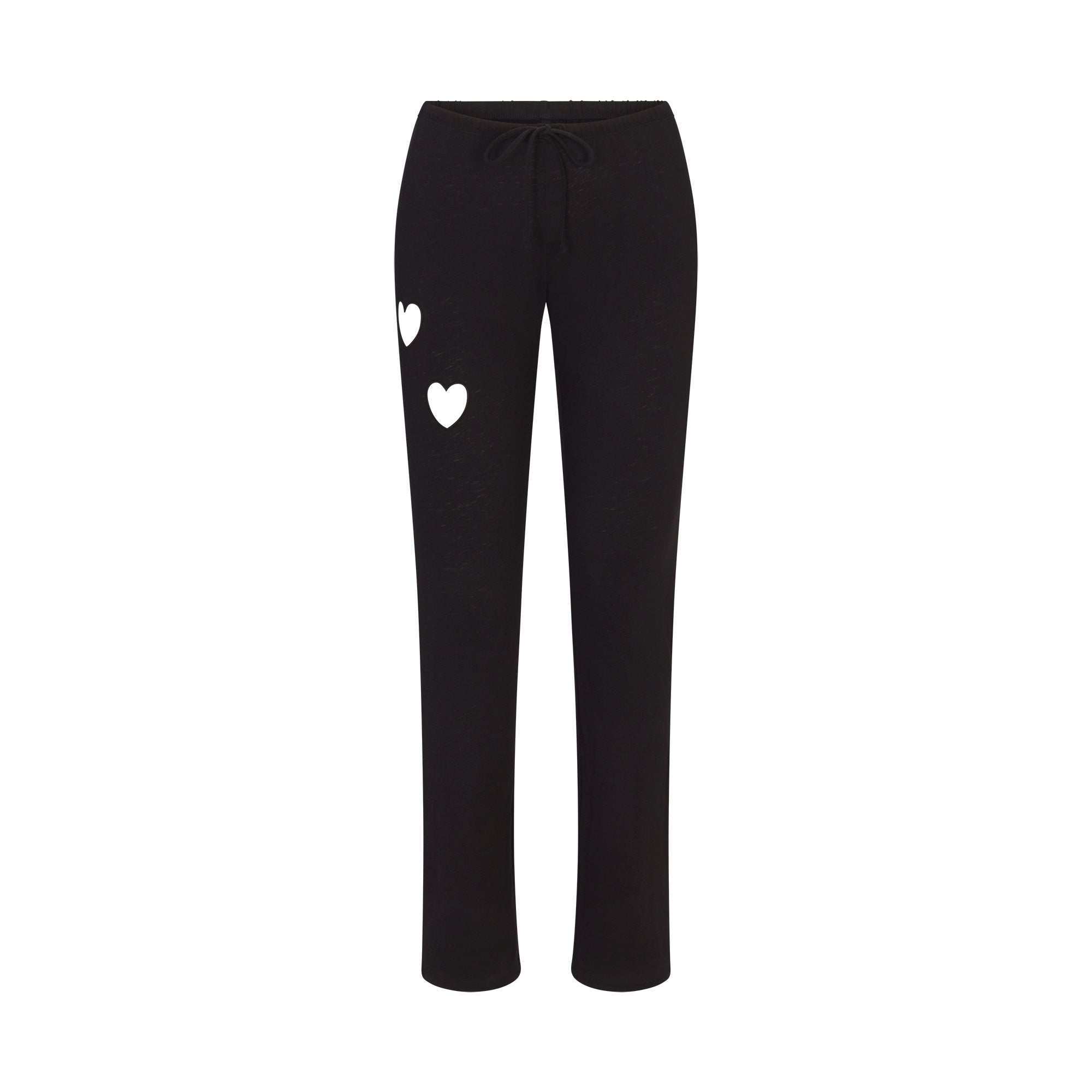 SKIMS WORN IN JERSEY HEART STRAIGHT LEG PANT | WASHED ONYX - Mind Türkiye