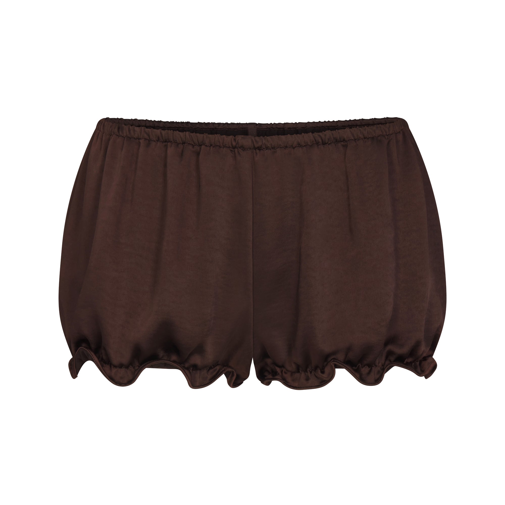 SKIMS LIGHTWEIGHT SATIN BLOOMER SHORT | ESPRESSO - Mind Türkiye