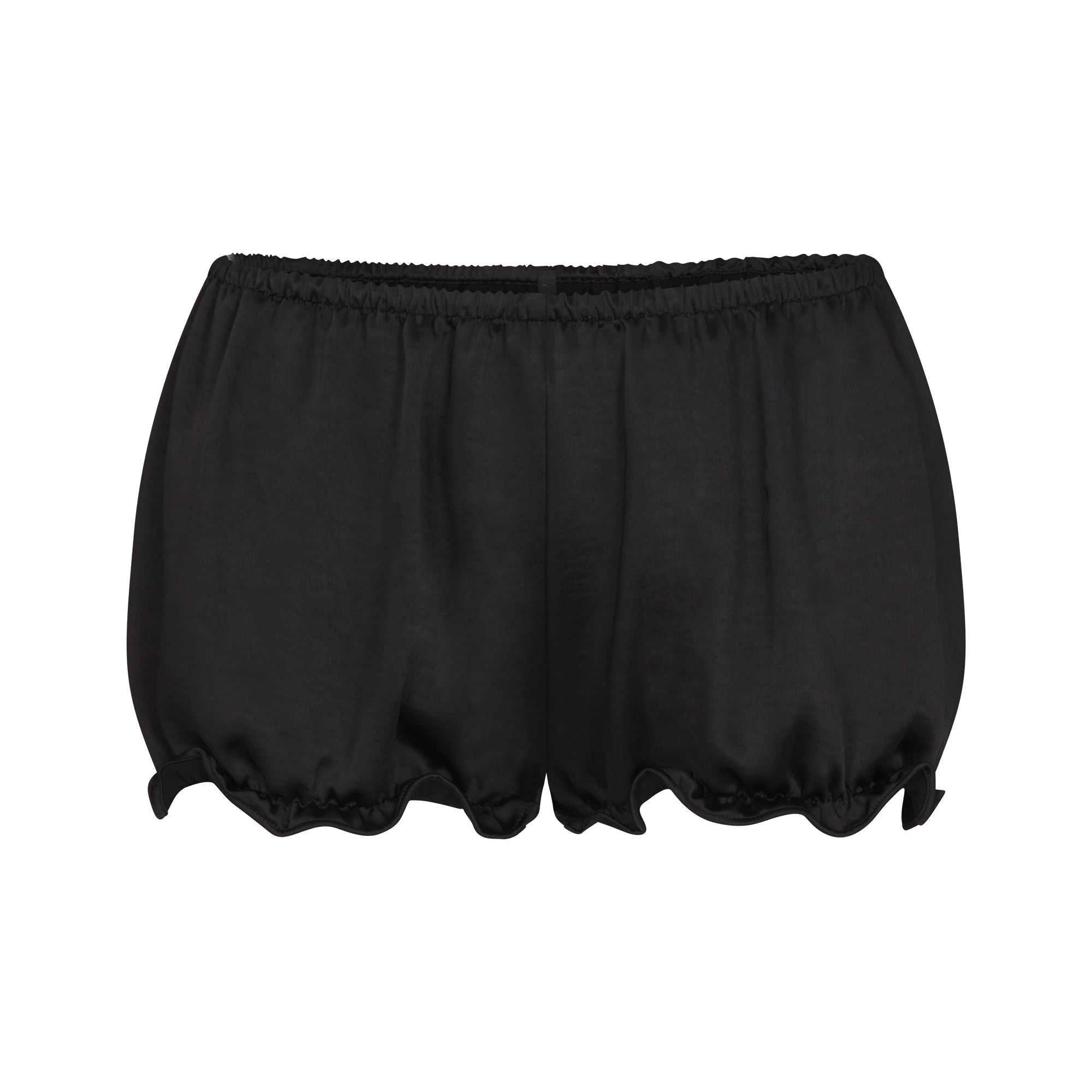 SKIMS LIGHTWEIGHT SATIN BLOOMER SHORT | OBSIDIAN - Mind Türkiye