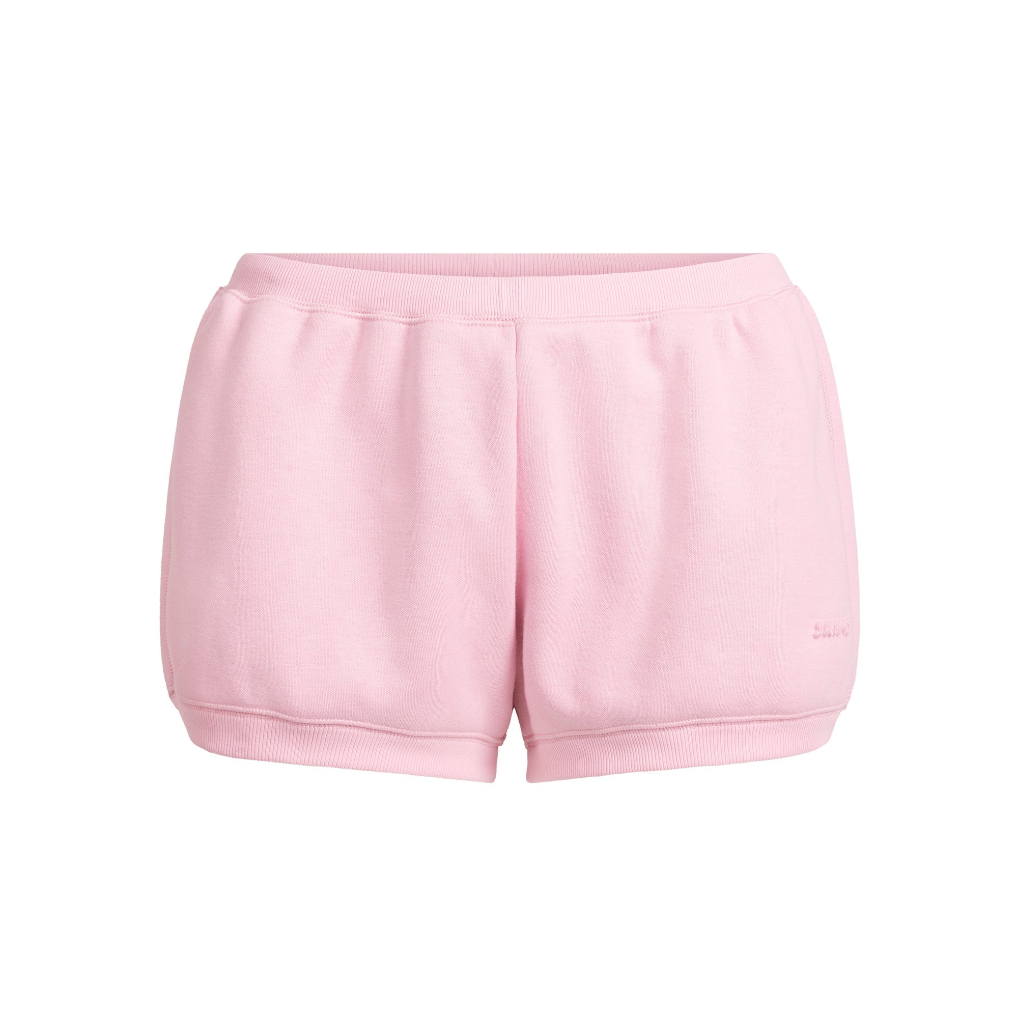 SKIMS COTTON FLEECE BUBBLE HEM SHORT | HALITE