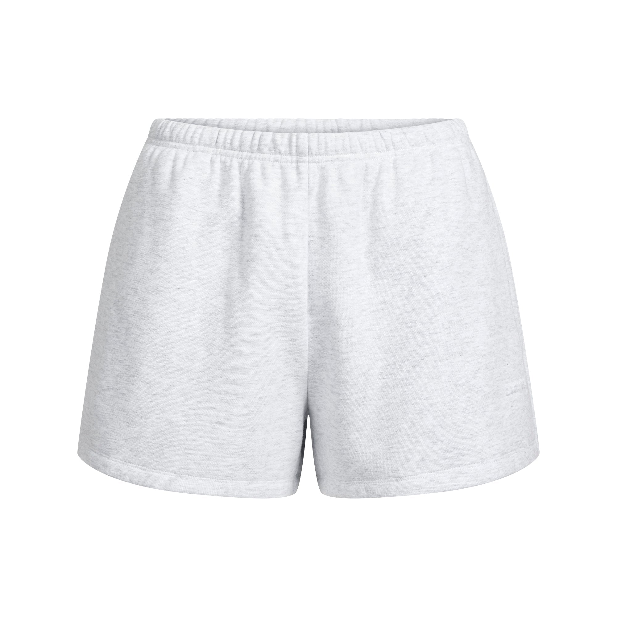 SKIMS COTTON FLEECE CLASSIC SHORT | LIGHT HEATHER GREY - Mind Türkiye