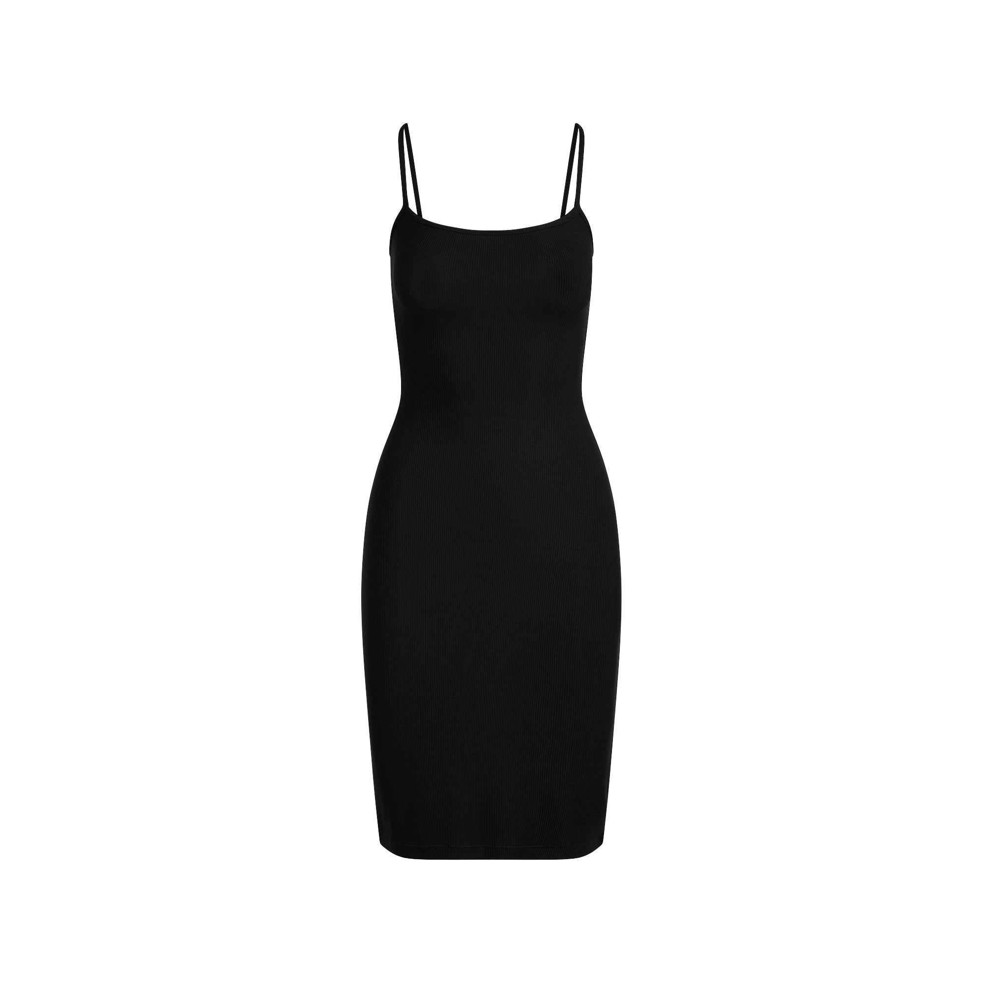 SKIMS SOFT LOUNGE MIDI SLIP DRESS | ONYX - Mind Türkiye