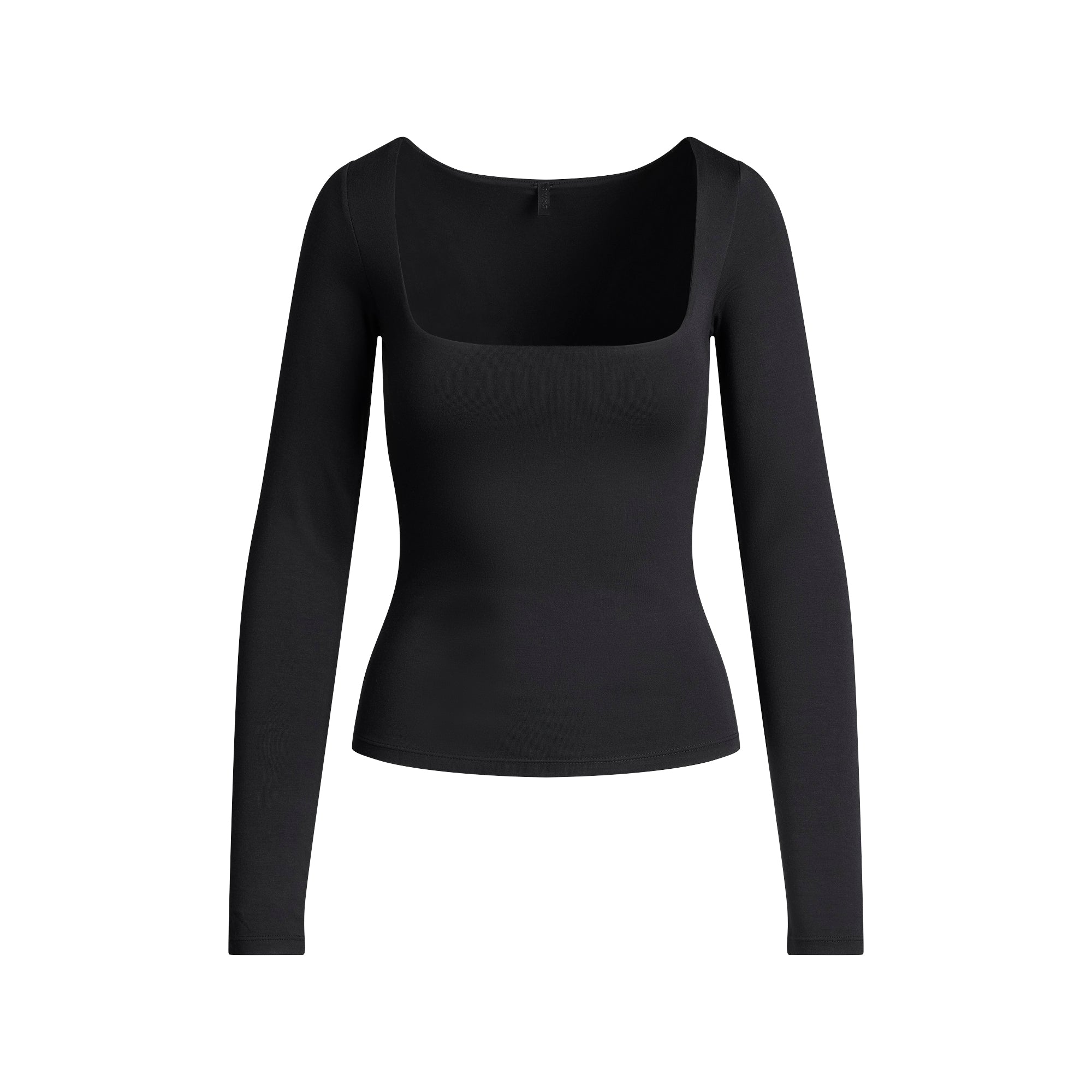 SKIMS SMOOTH LAYERS SQUARE NECK TOP | OBSIDIAN - Mind Türkiye