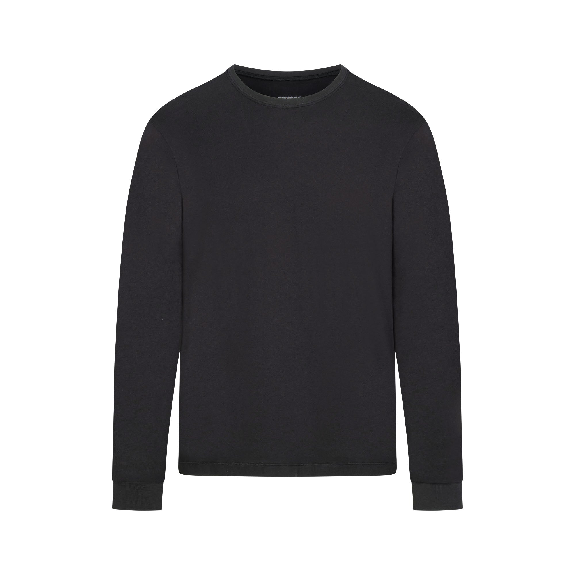 SKIMS COTTON MENS CLASSIC LONG SLEEVE T-SHIRT | ONYX - Mind Türkiye