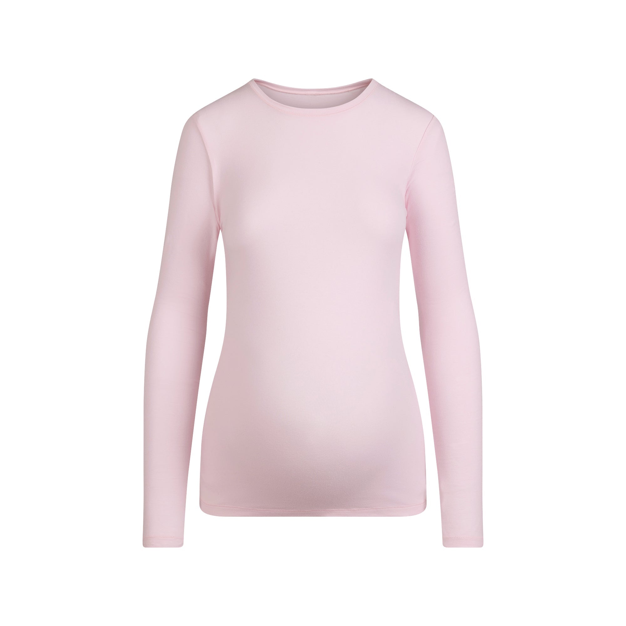 SKIMS COTTON JERSEY MATERNITY LONG SLEEVE T-SHIRT | CHERRY BLOSSOM - Mind Türkiye
