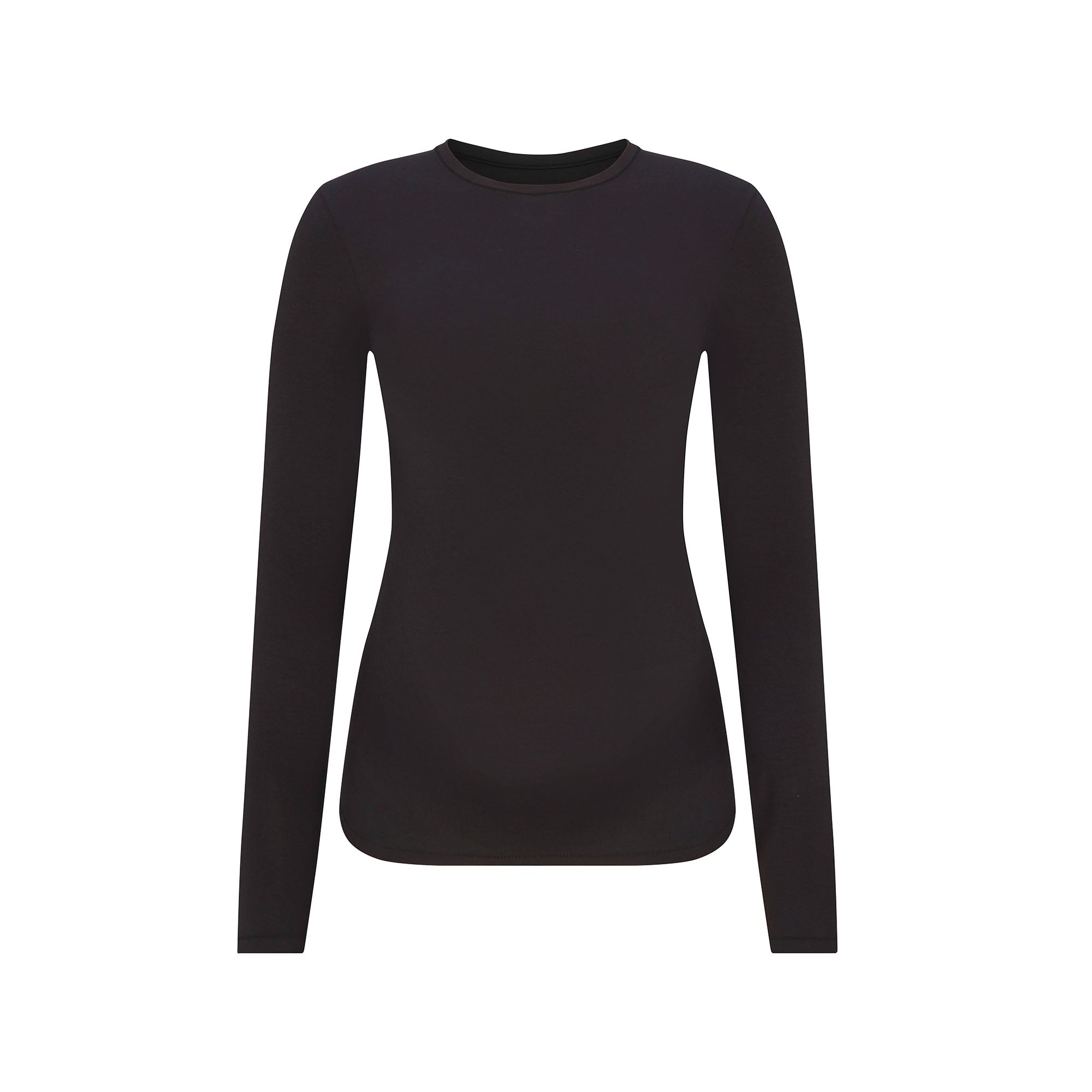 SKIMS COTTON JERSEY MATERNITY LONG SLEEVE T-SHIRT | SOOT - Mind Türkiye