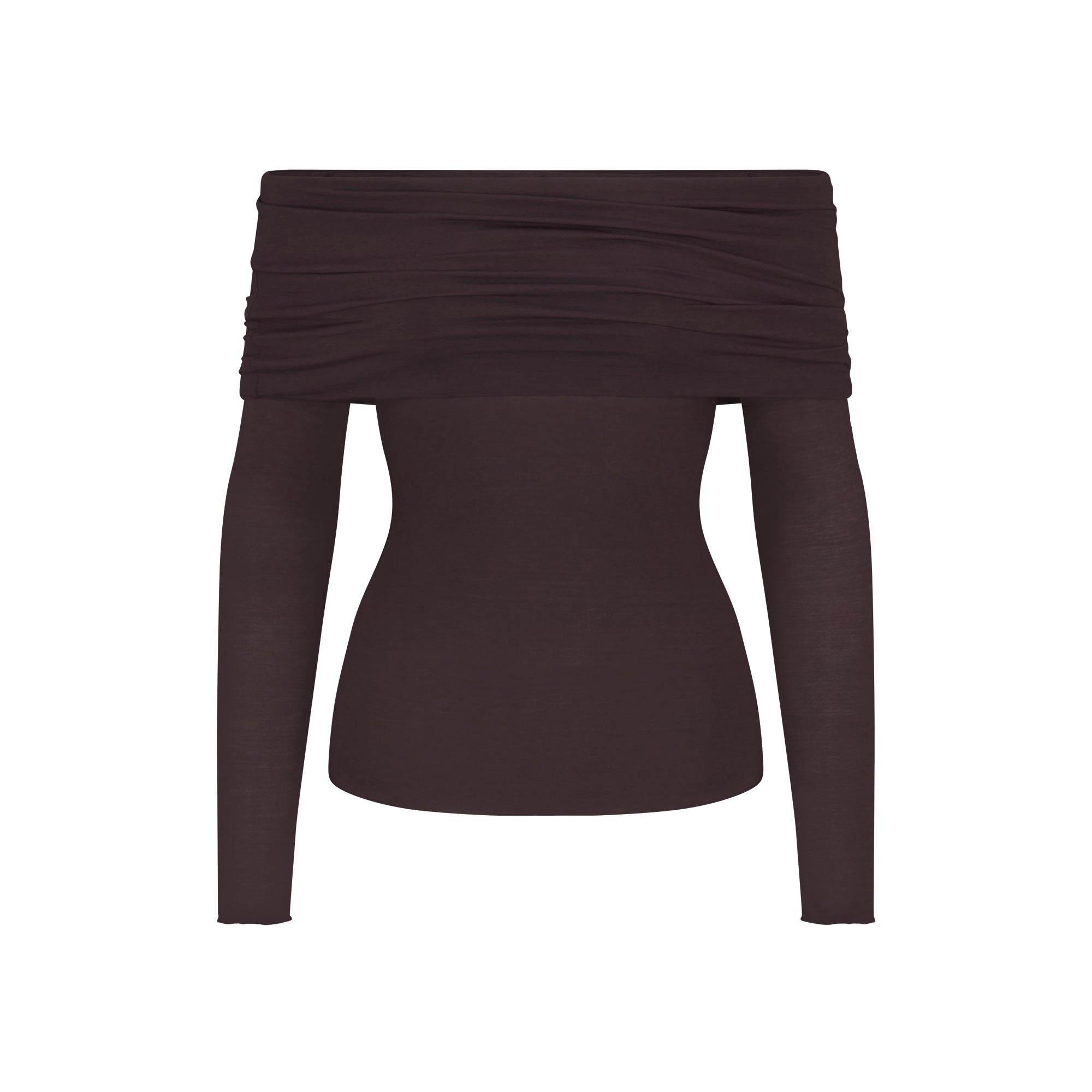 SKIMS SHEER MODAL OFF THE SHOULDER TOP | PHOENIX