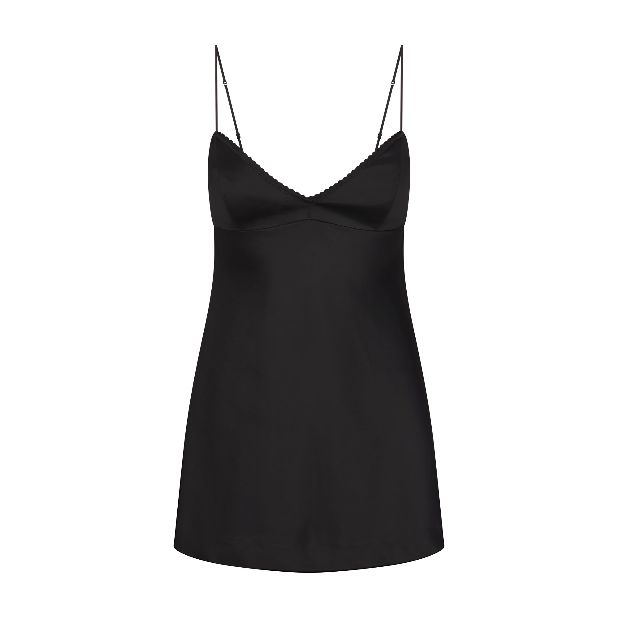 SKIMS SATIN MINI DRESS | OBSIDIAN - Mind Türkiye