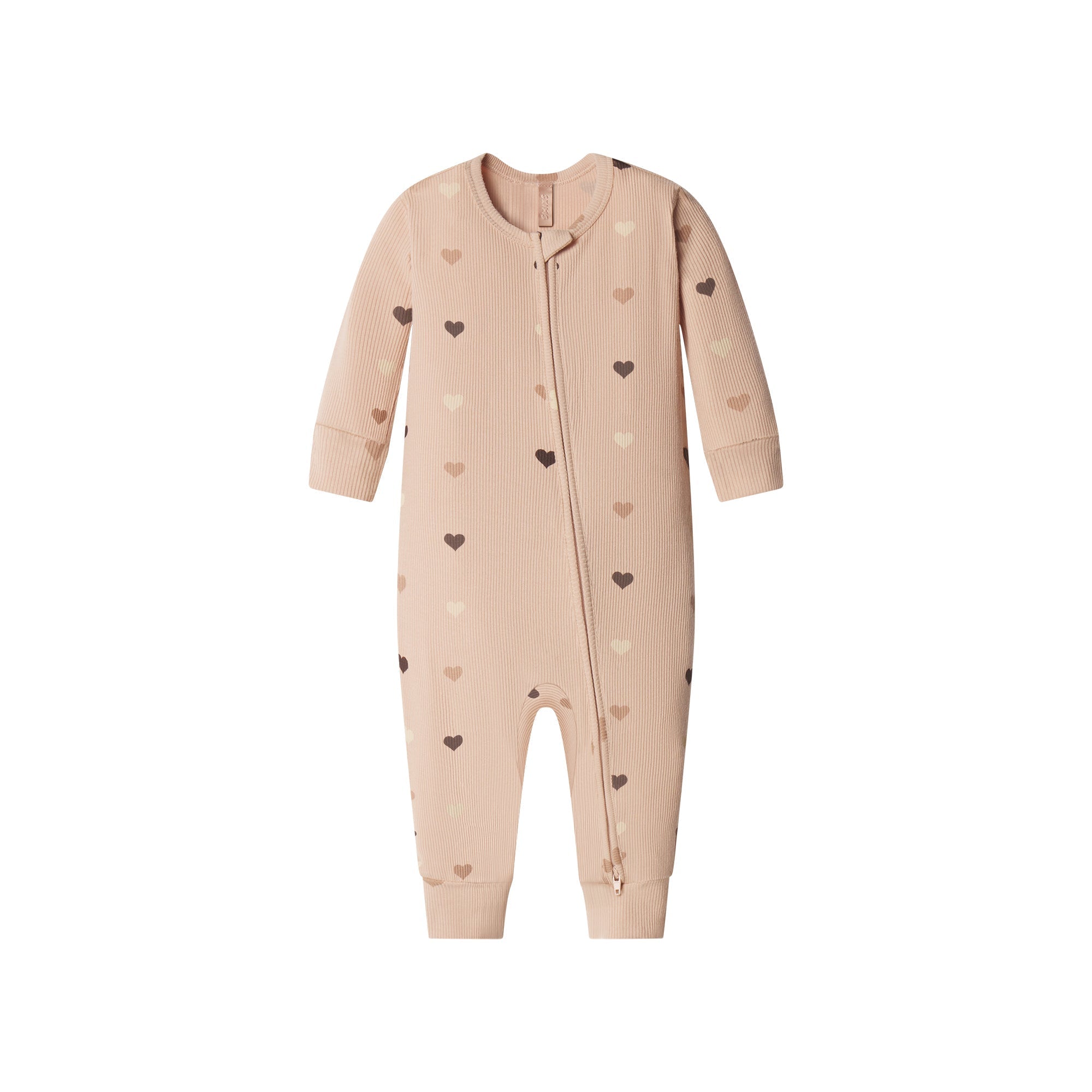 SKIMS SOFT LOUNGE BABY ONESIE | MICA MINI HEART HALFDROP