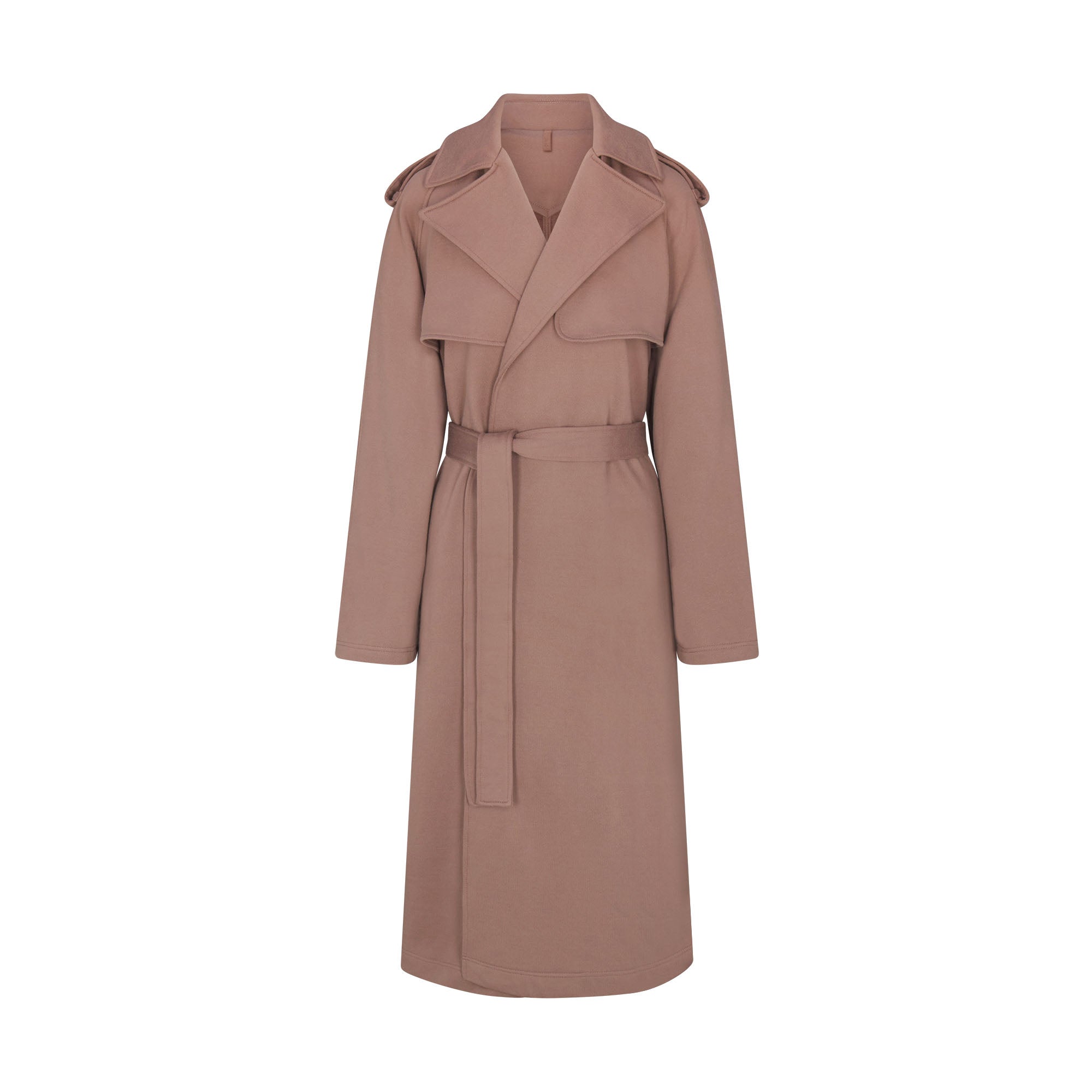 SKIMS BOYFRIEND FLEECE OVERBedenD TRENCH COAT | UMBER - Mind Türkiye