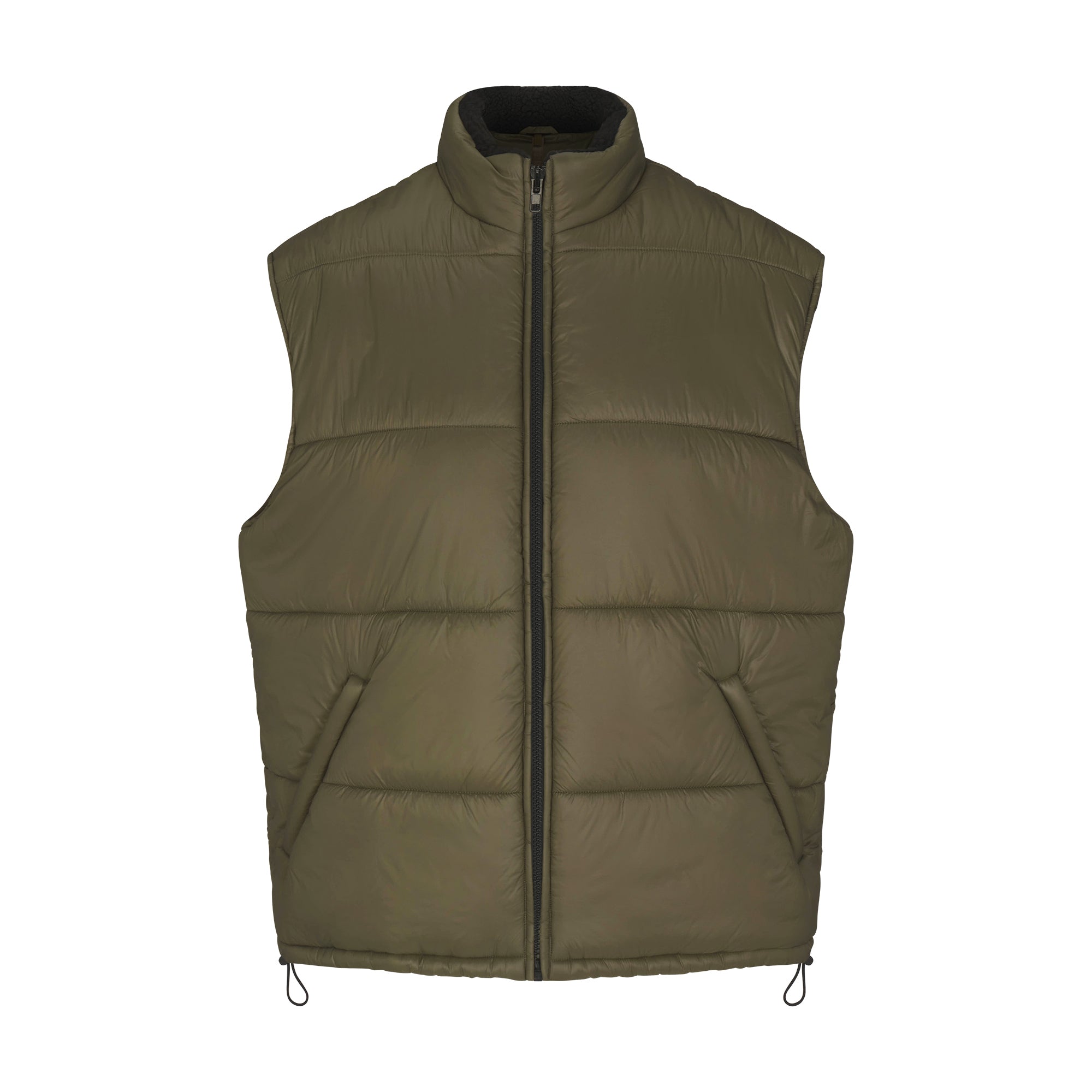 SKIMS LIGHTWEIGHT PUFFER OVERBedenD VEST | OLIVE - Mind Türkiye
