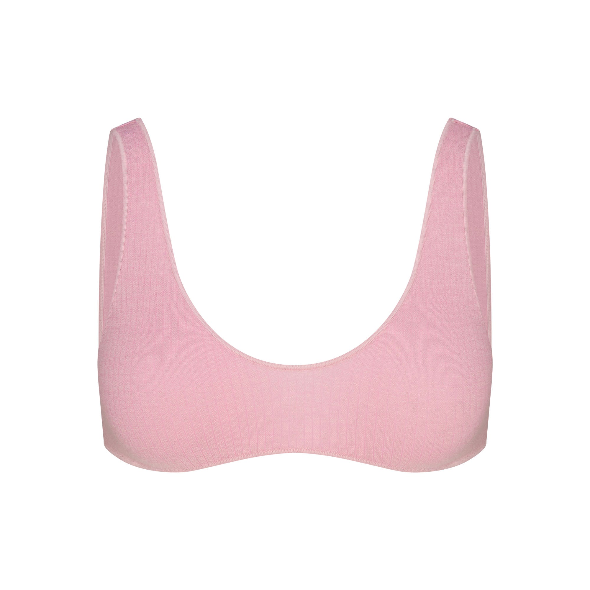 SKIMS WOOL RIB BRALETTE | HALITE