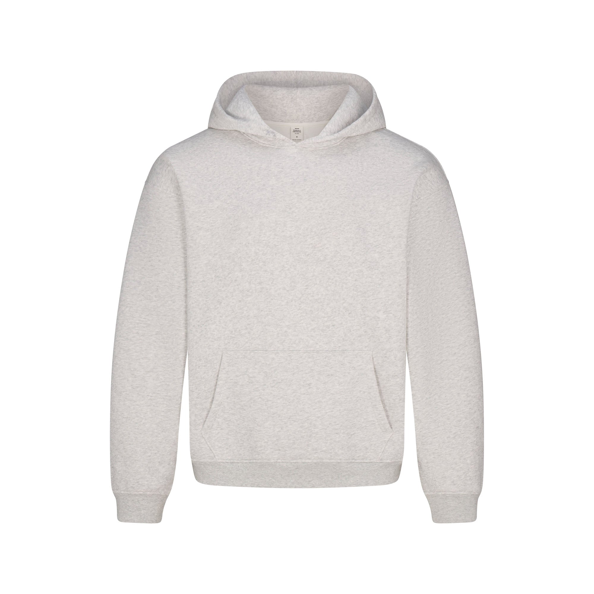 SKIMS FLEECE LOUNGE MENS RELAXED HOODIE | LIGHT HEATHER GREY - Mind Türkiye