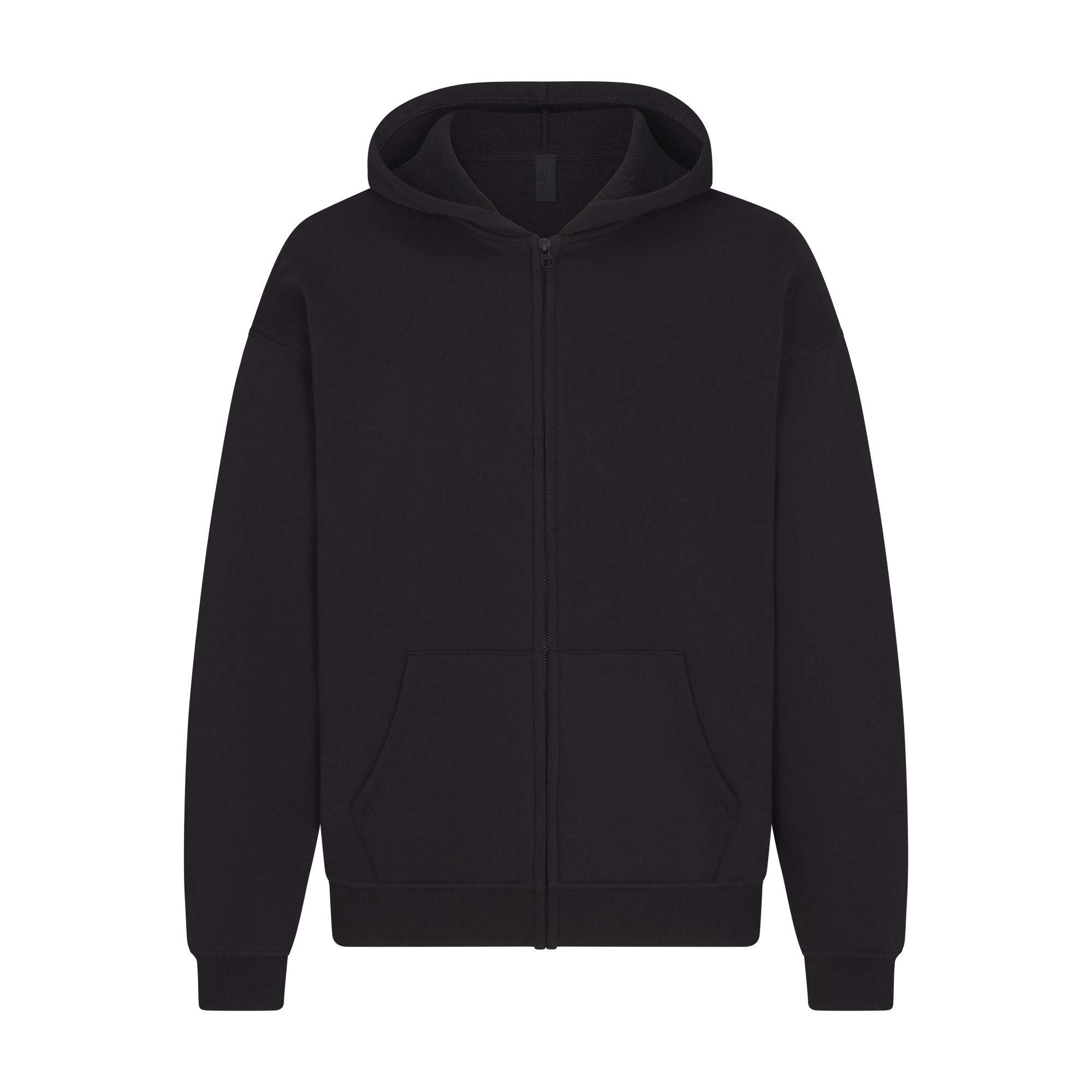 SKIMS FLEECE LOUNGE MENS RELAXED ZIP UP HOODIE | WASHED ONYX - Mind Türkiye