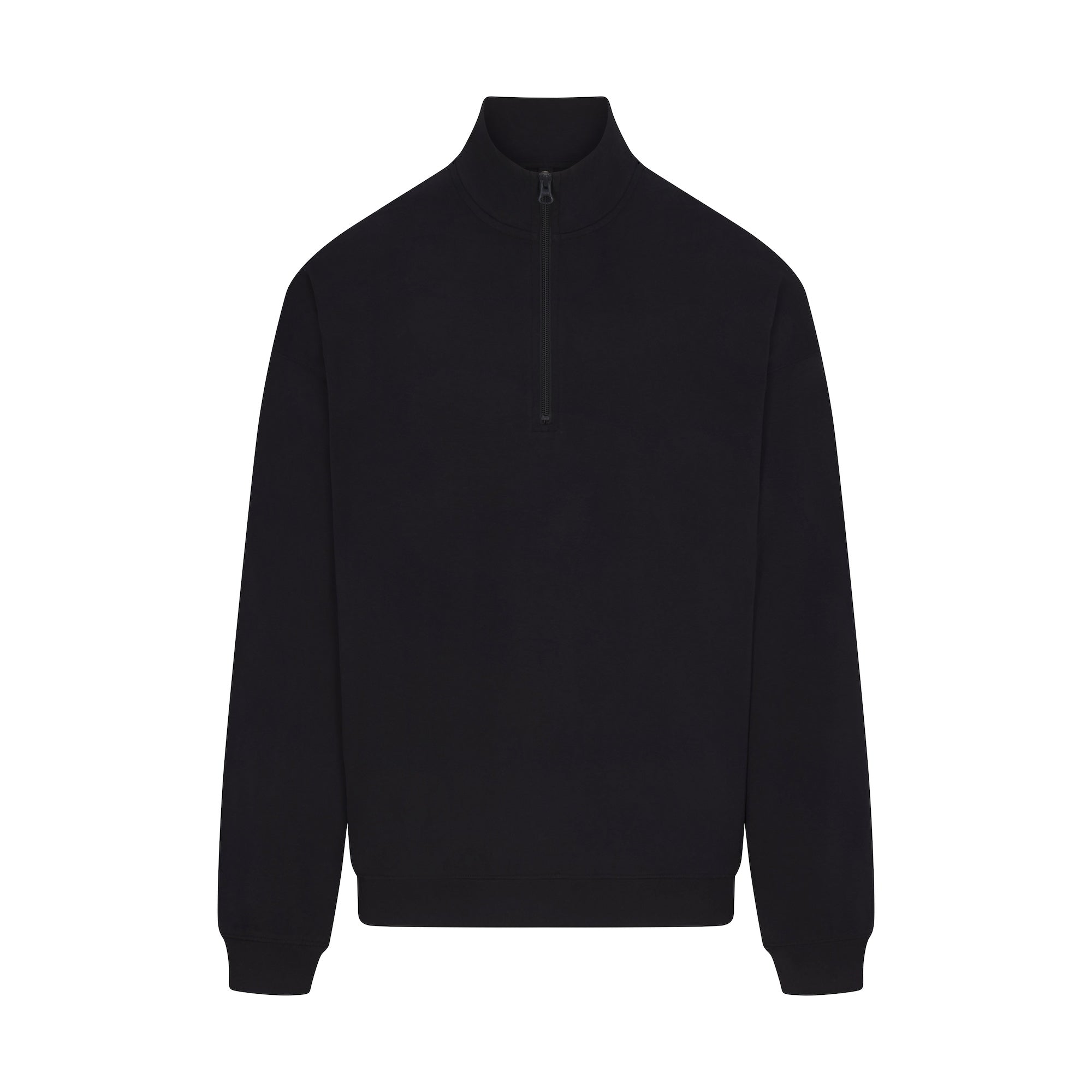 SKIMS JERSEY LOUNGE MENS RELAXED QUARTER ZIP PULLOVER | OBSIDIAN - Mind Türkiye