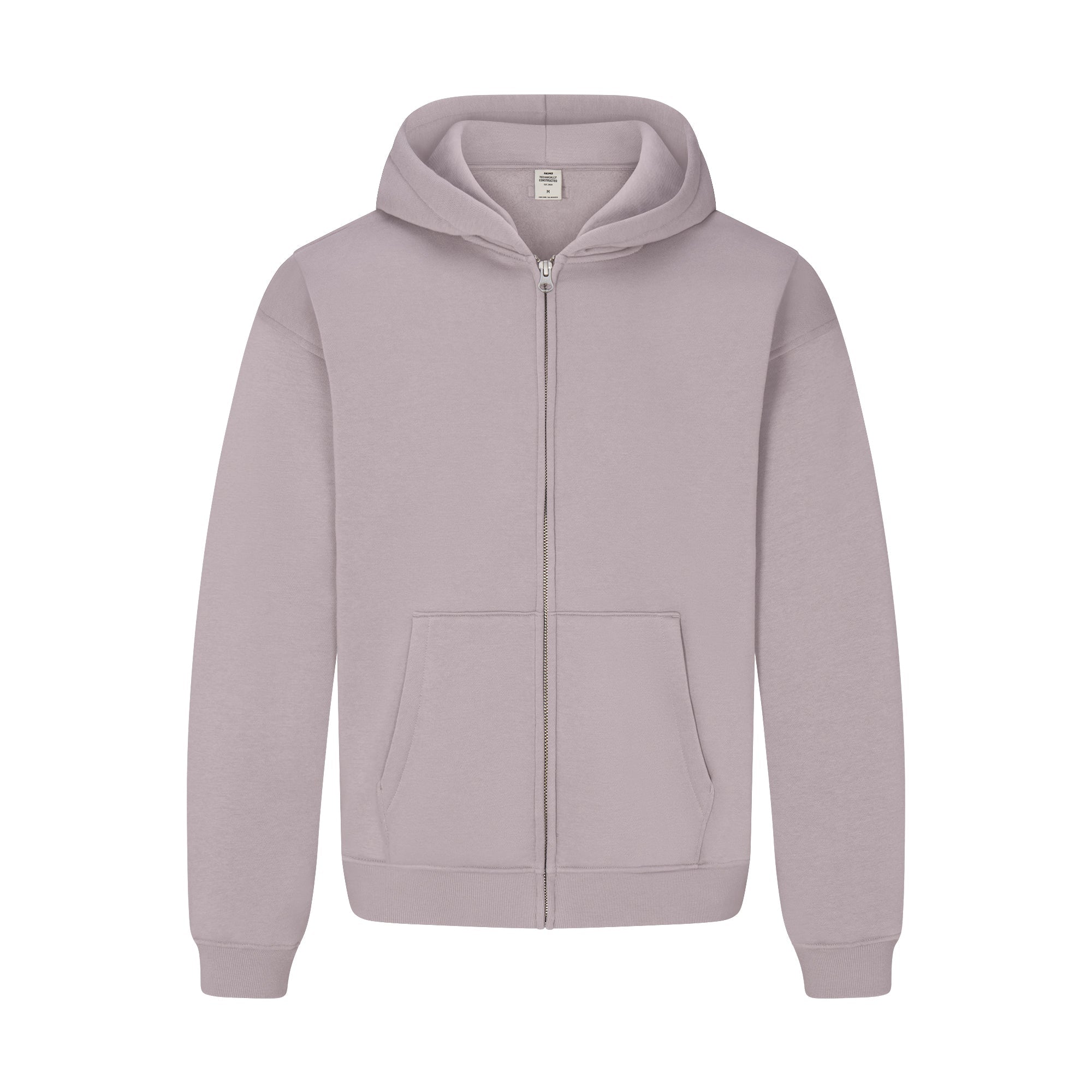 SKIMS FLEECE LOUNGE MENS RELAXED ZIP UP HOODIE | SHADOW - Mind Türkiye