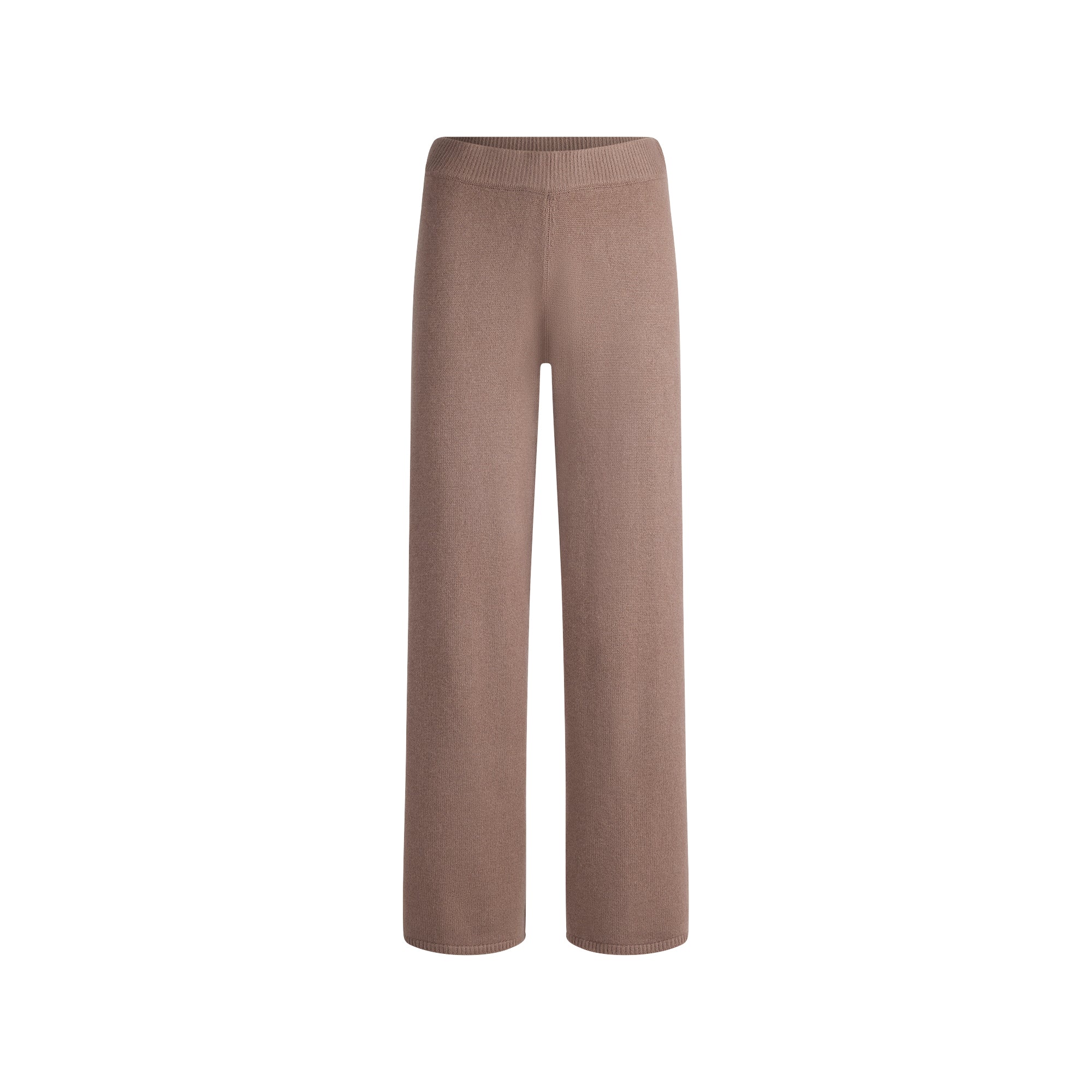 SKIMS CASHMERE WIDE LEG PANT | UMBER