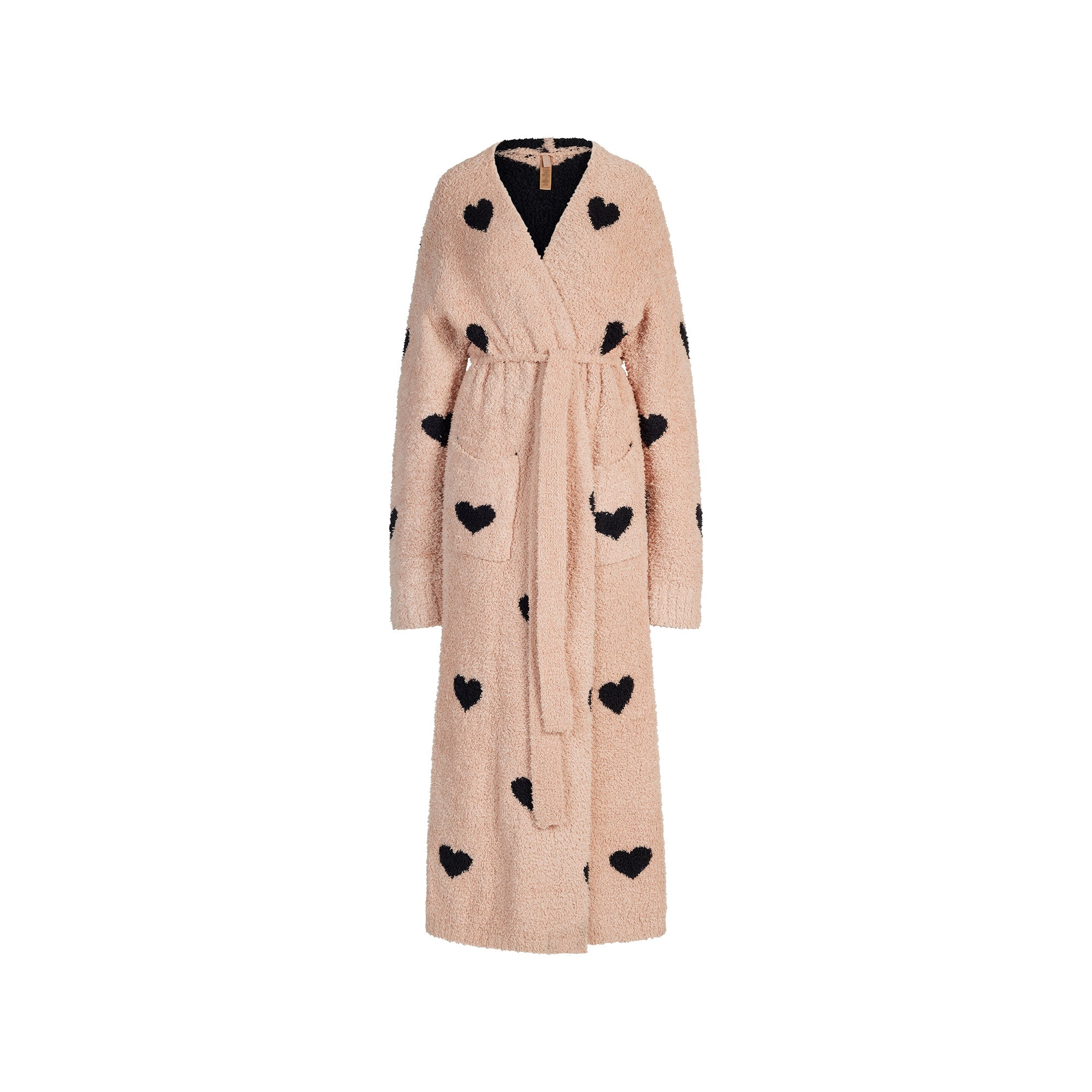 SKIMS COZY KNIT UNISEX ROBE | MICA SPACED HEARTS - Mind Türkiye