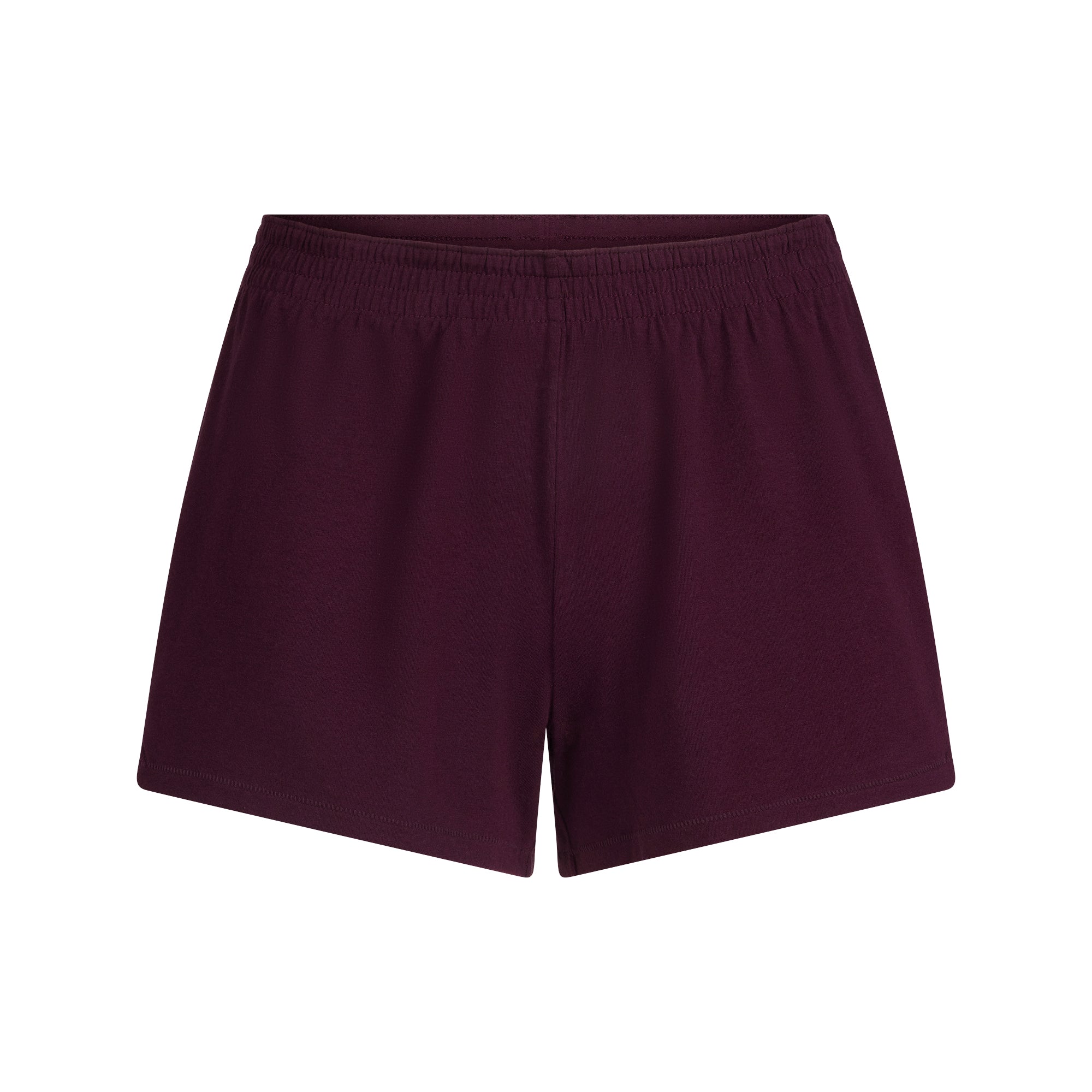 SKIMS COTTON JERSEY LOOSE SHORT | CURRANT - Mind Türkiye
