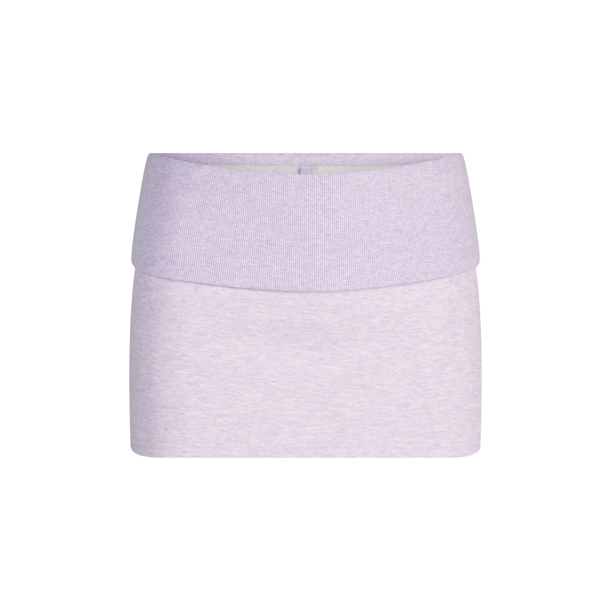SKIMS COTTON FLEECE FOLDOVER MINI SKIRT | PURPLE HEATHER - Mind Türkiye