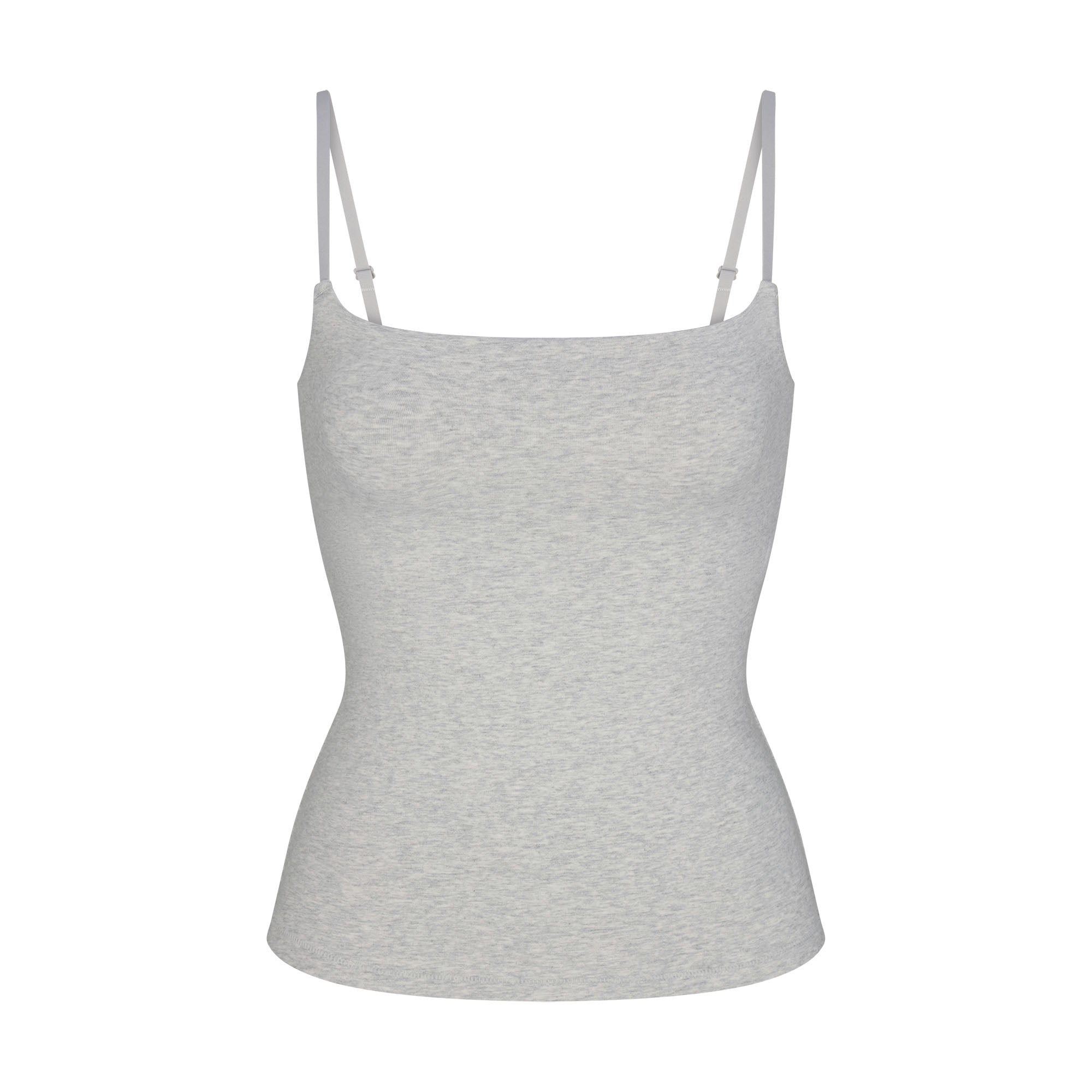 SKIMS COTTON JERSEY CAMI | LIGHT HEATHER GREY - Mind Türkiye