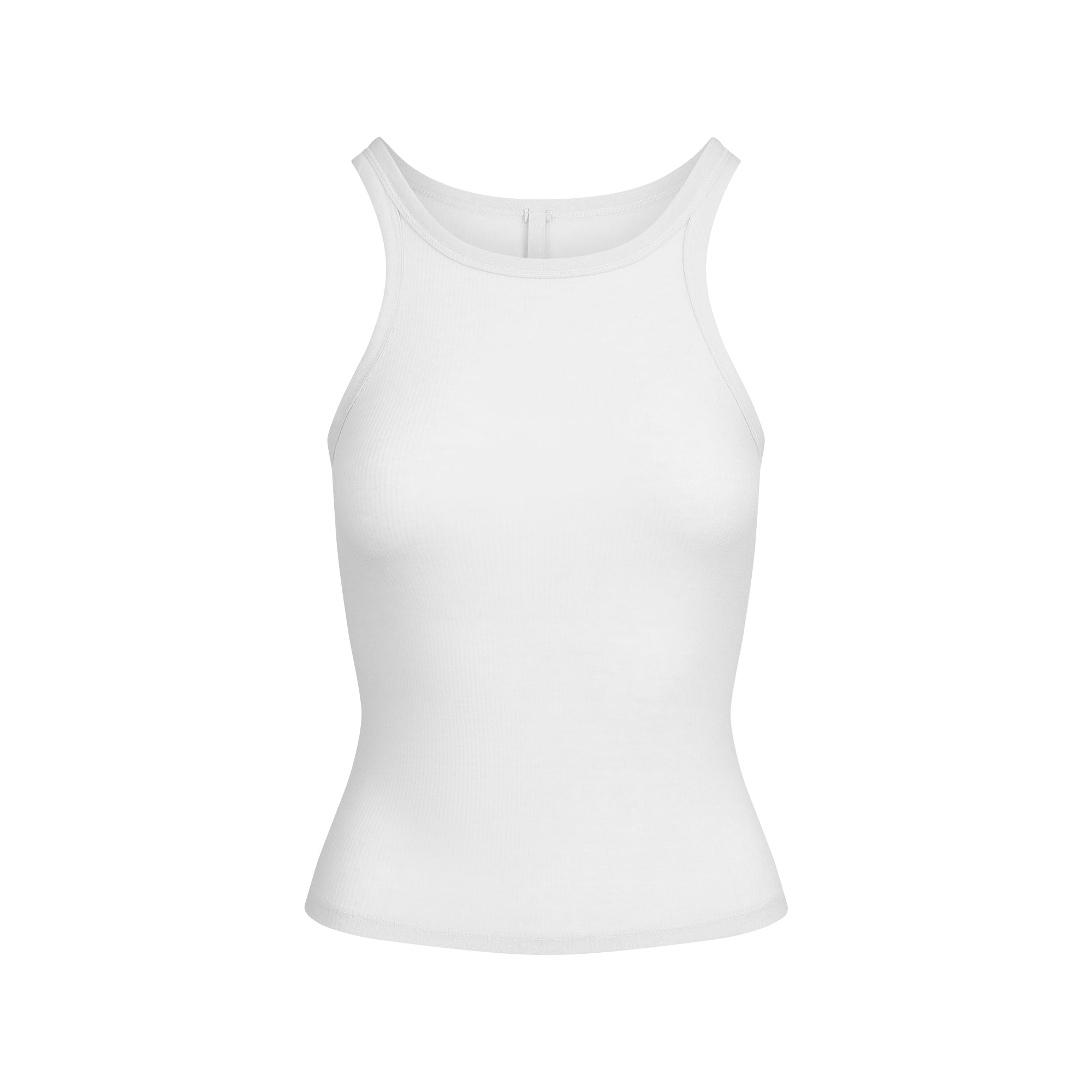 SKIMS SHEER RIB TANK | SNOW - Mind Türkiye