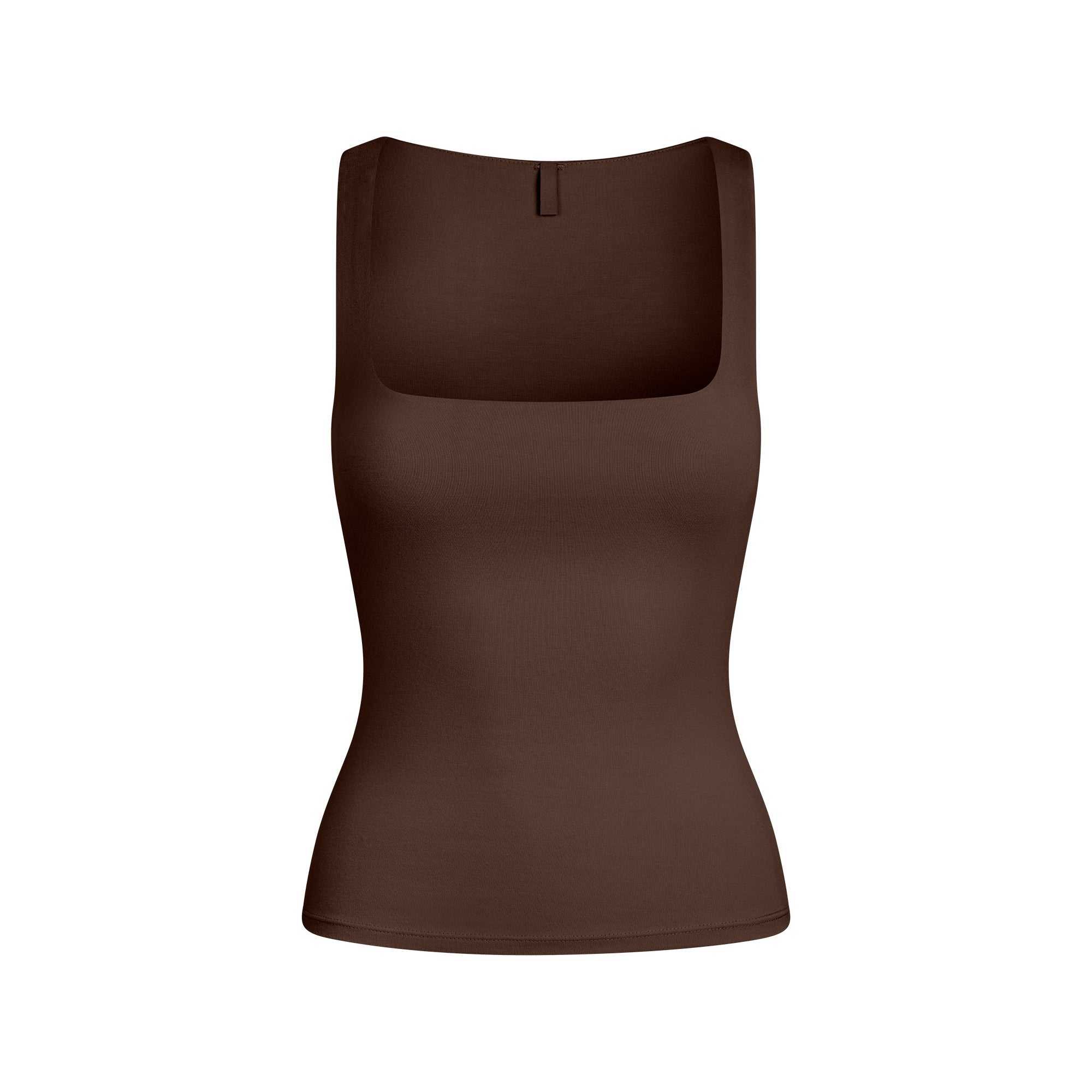 SKIMS SMOOTH LAYERS SQUARE NECK TANK | ESPRESSO - Mind Türkiye