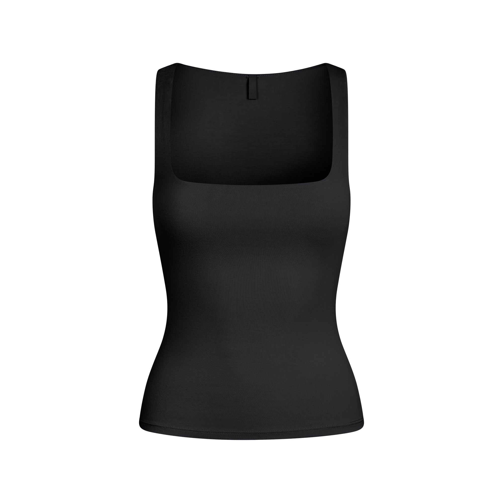 SKIMS SMOOTH LAYERS SQUARE NECK TANK | OBSIDIAN - Mind Türkiye
