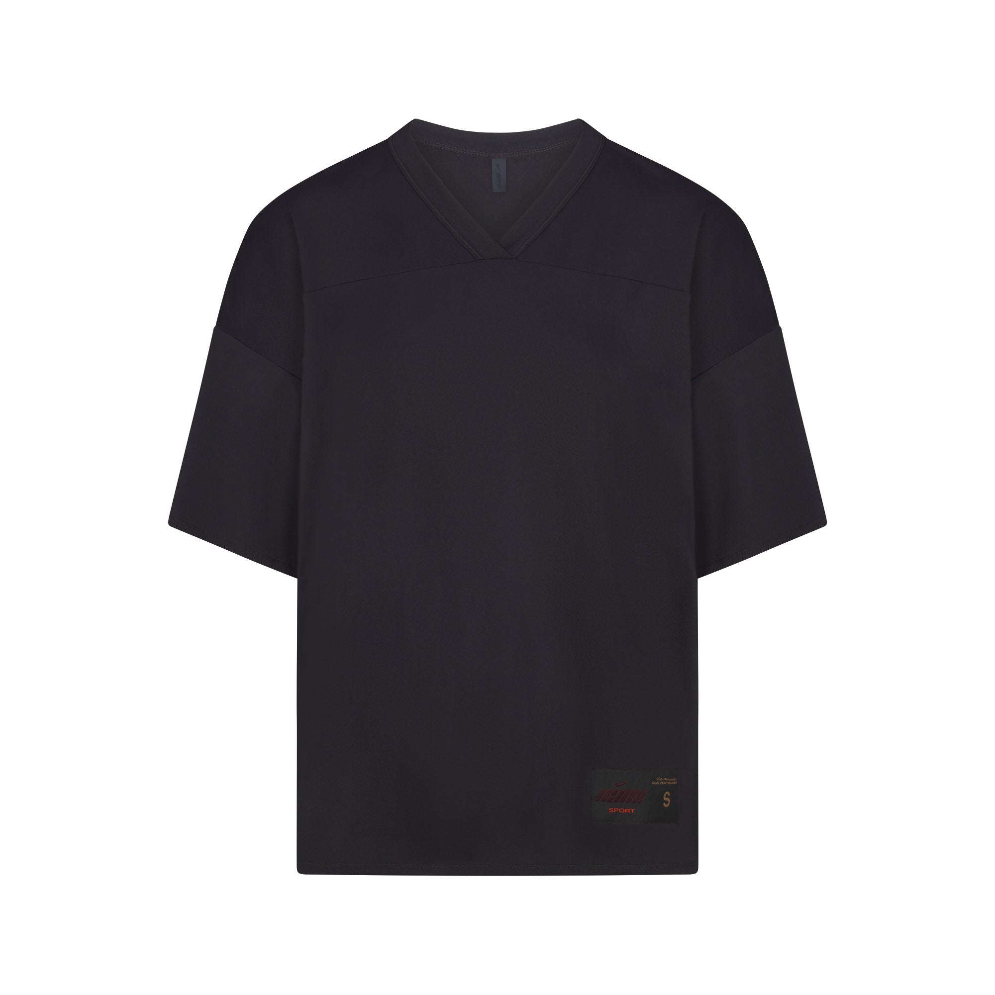 NikeSKIMS AIRY V-NECK OVERBedenD TOP | OBSIDIAN - Mind Türkiye