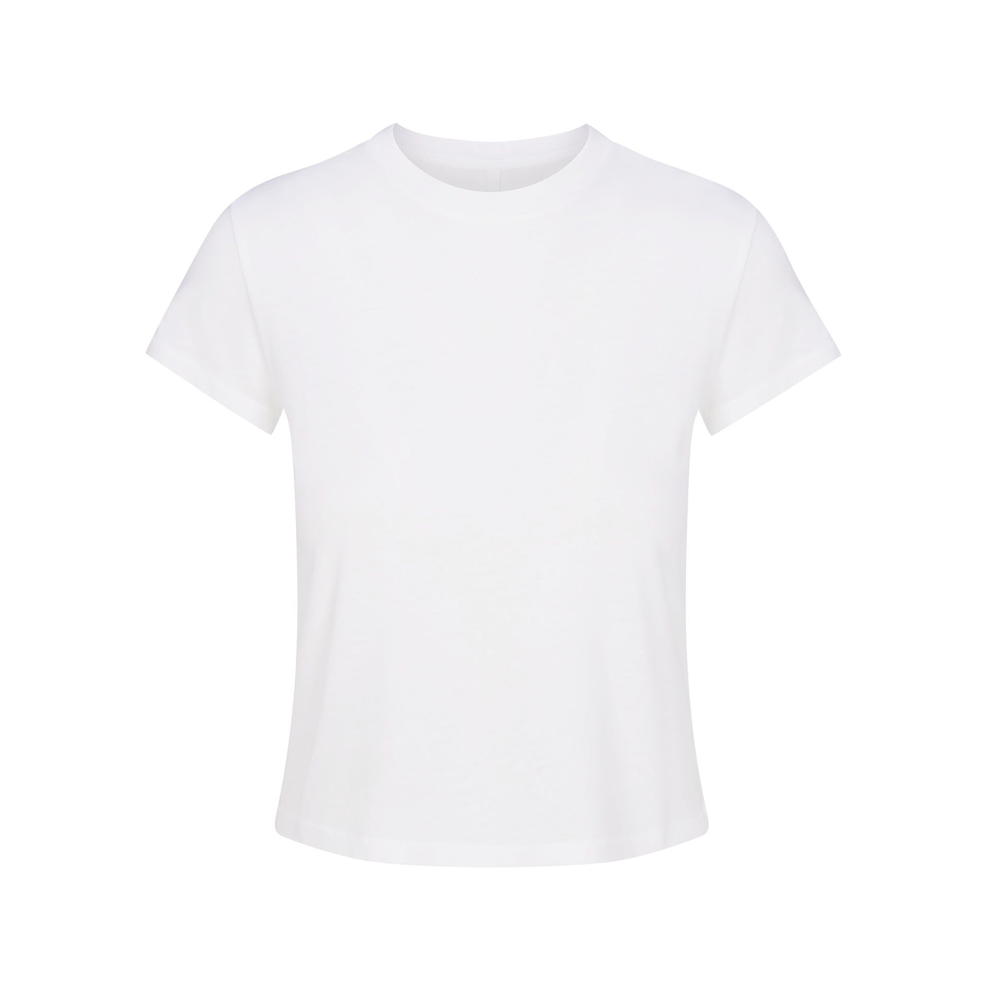 SKIMS RELAXED TEES SHRUNKEN T-SHIRT | SNOW - Mind Türkiye