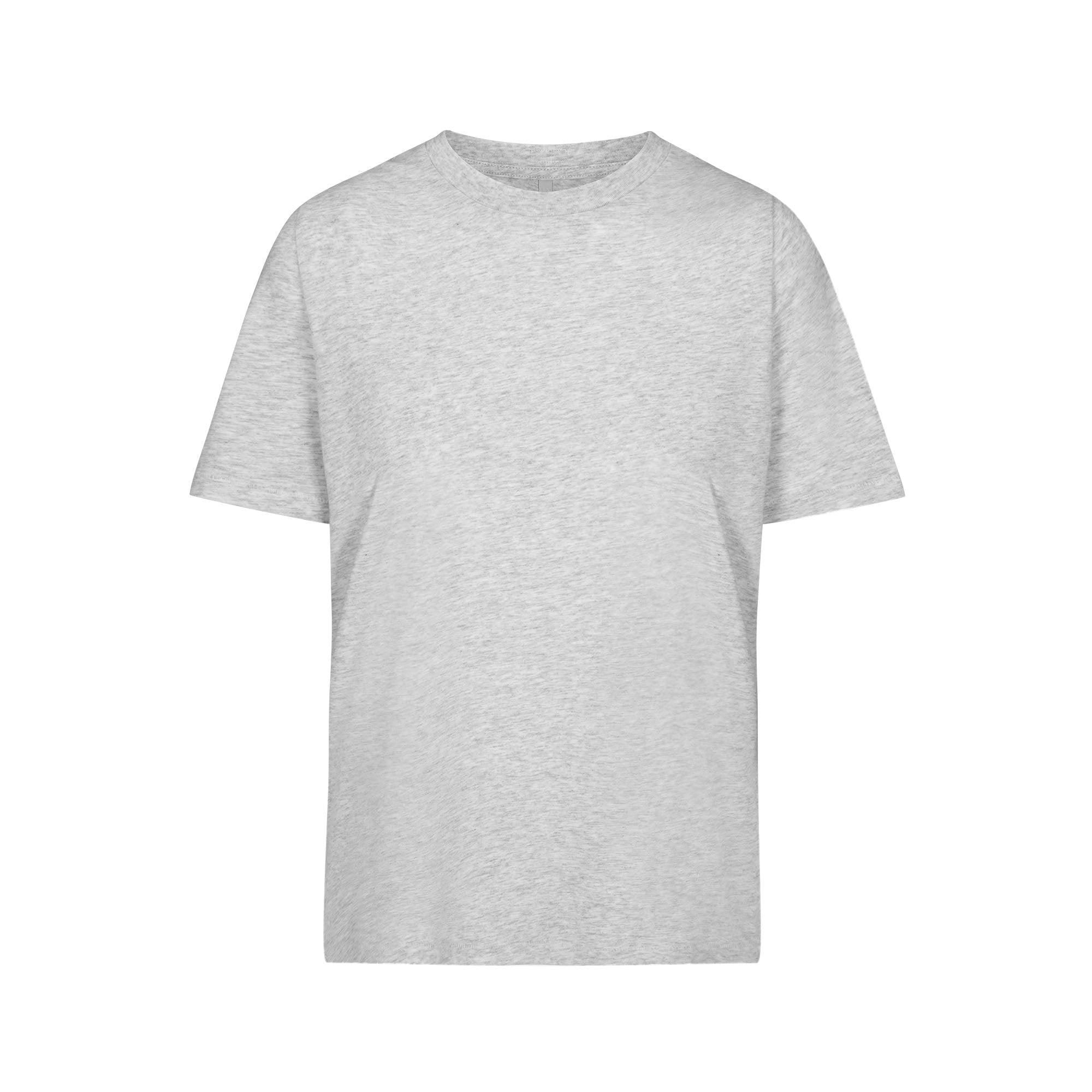 SKIMS RELAXED TEES T-SHIRT | LIGHT HEATHER GREY - Mind Türkiye