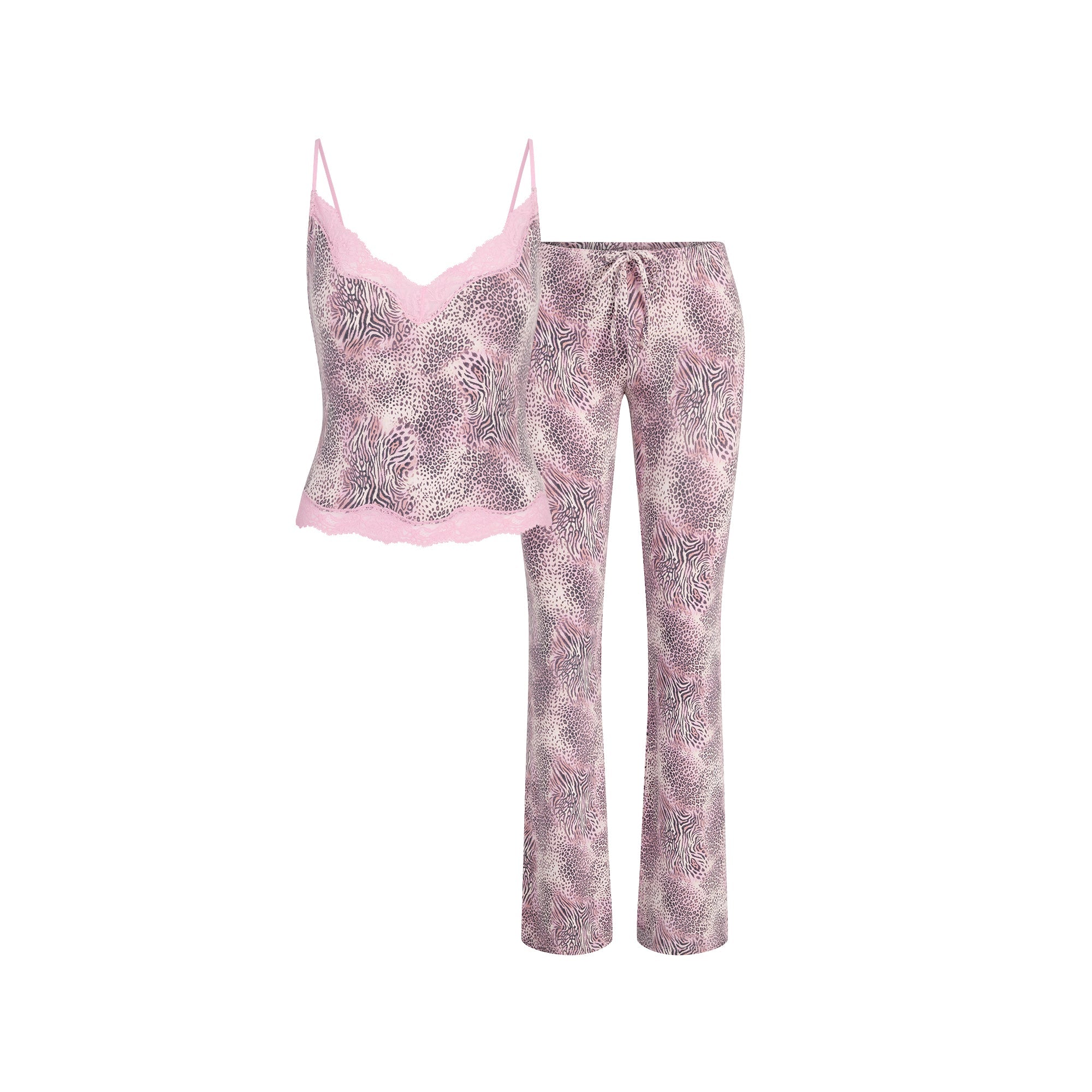 SKIMS SLEEP LACE CAMI AND PANT SET | BLOOM MINI MULTI ANIMAL - Mind Türkiye